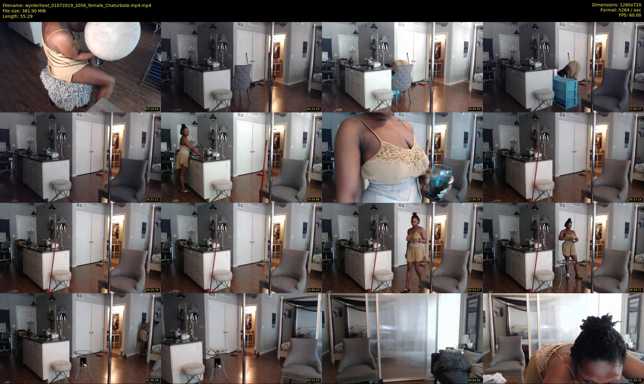 wynterheat — 56 minute Chaturbate female cam show recording, 720p, Jul 1, 2019