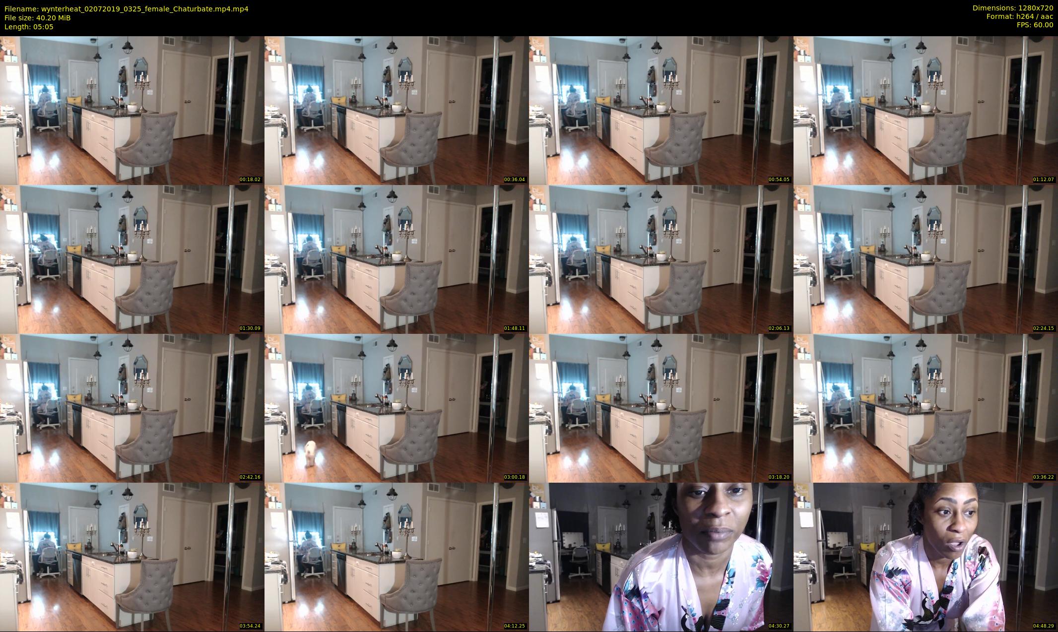 wynterheat — 6 minute Chaturbate female cam show recording, 720p, Jul 2, 2019