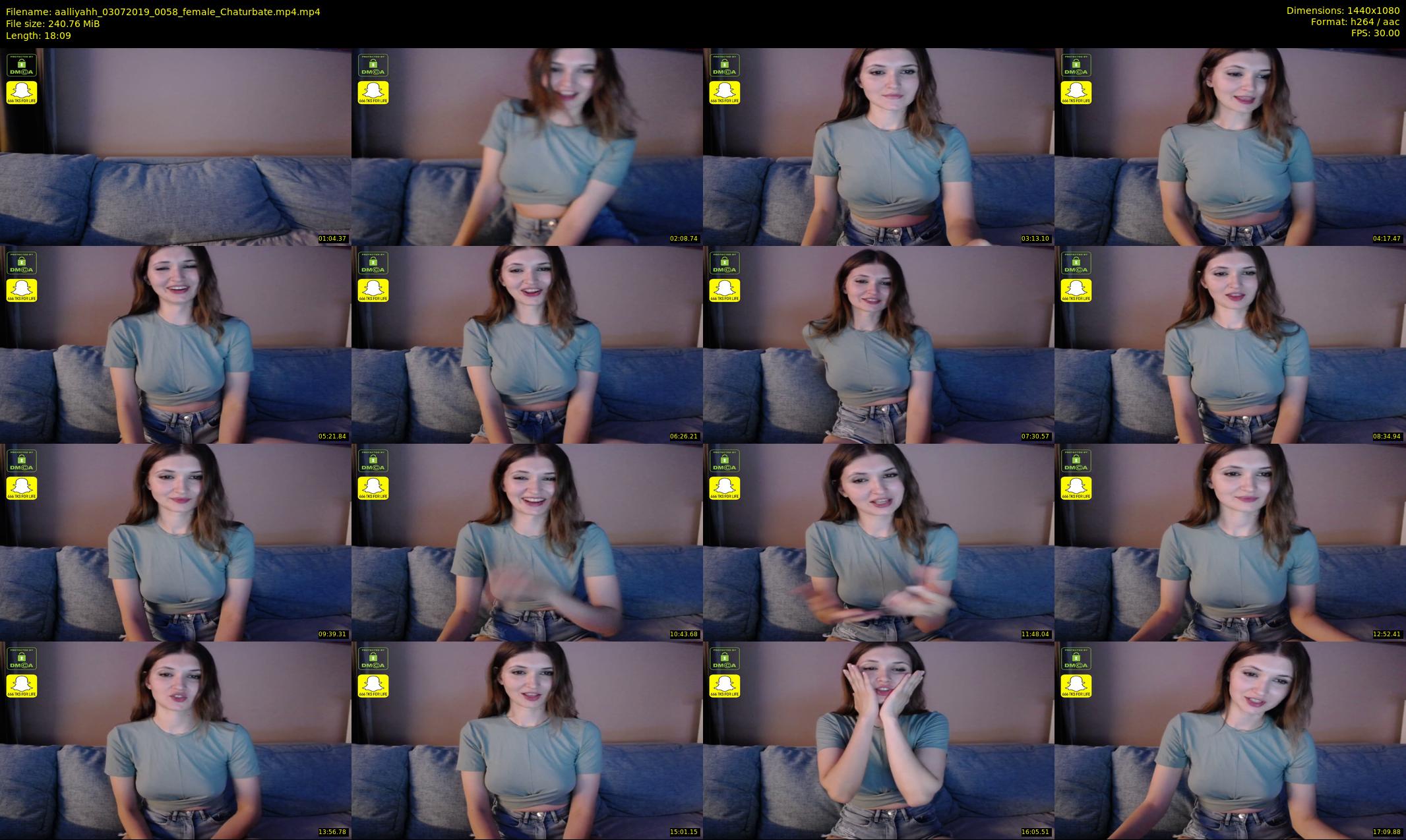 aalliyahh — 19 minute Chaturbate female cam show recording, 1080p, Jul 3, 2019
