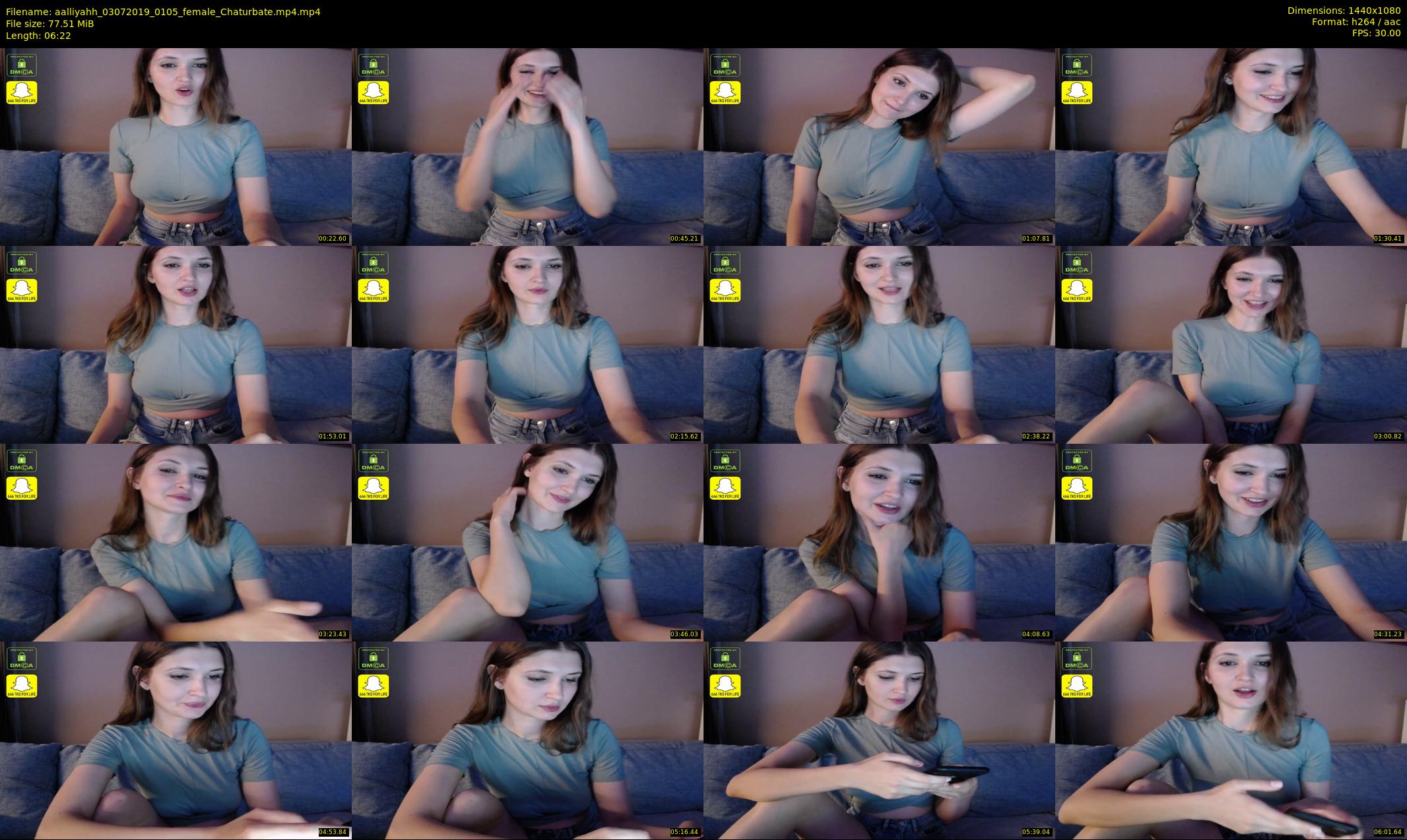 aalliyahh — 7 minute Chaturbate female cam show recording, 1080p, Jul 3, 2019