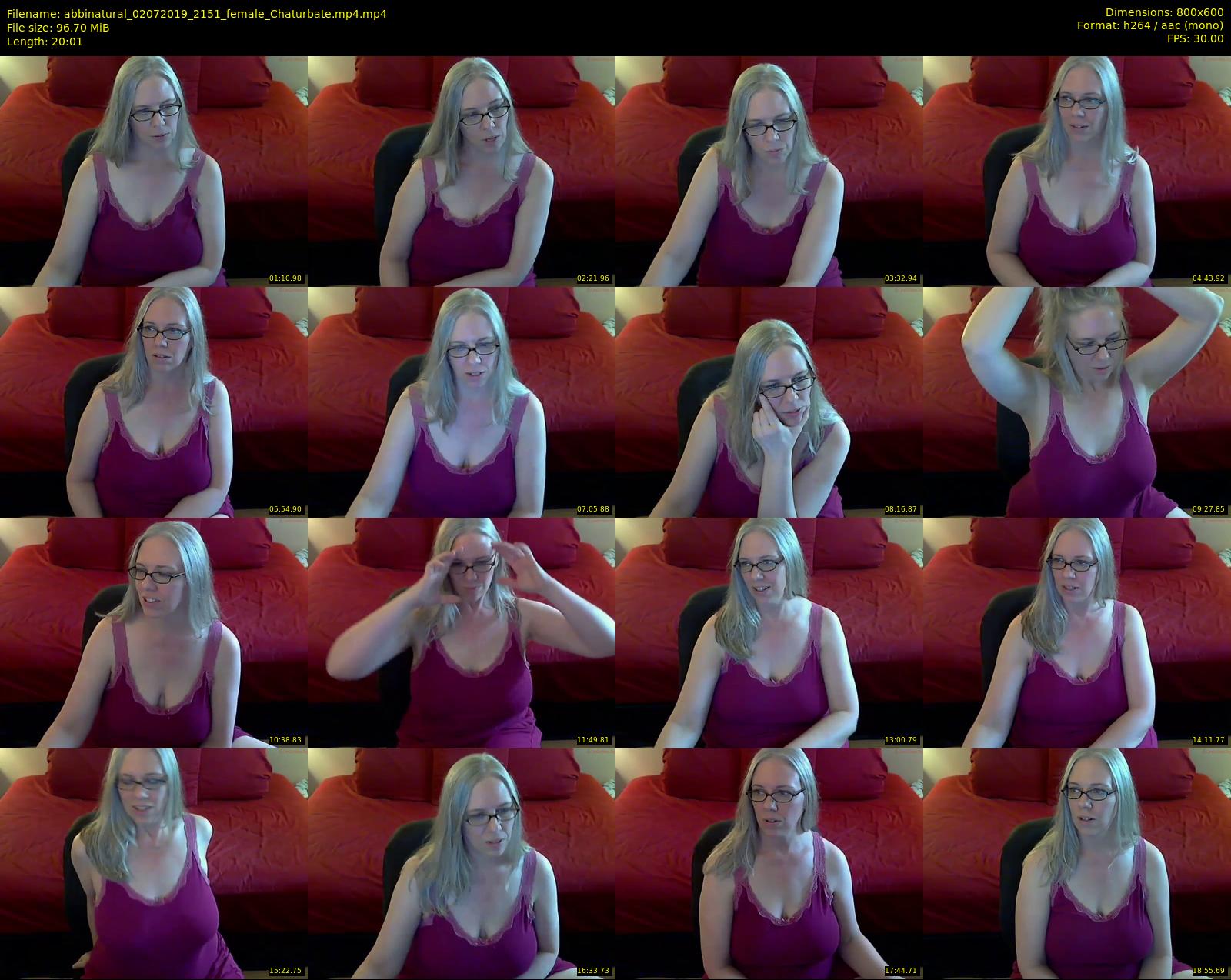 abbinatural — 21 minute Chaturbate female cam show recording, 480p, Jul 2, 2019