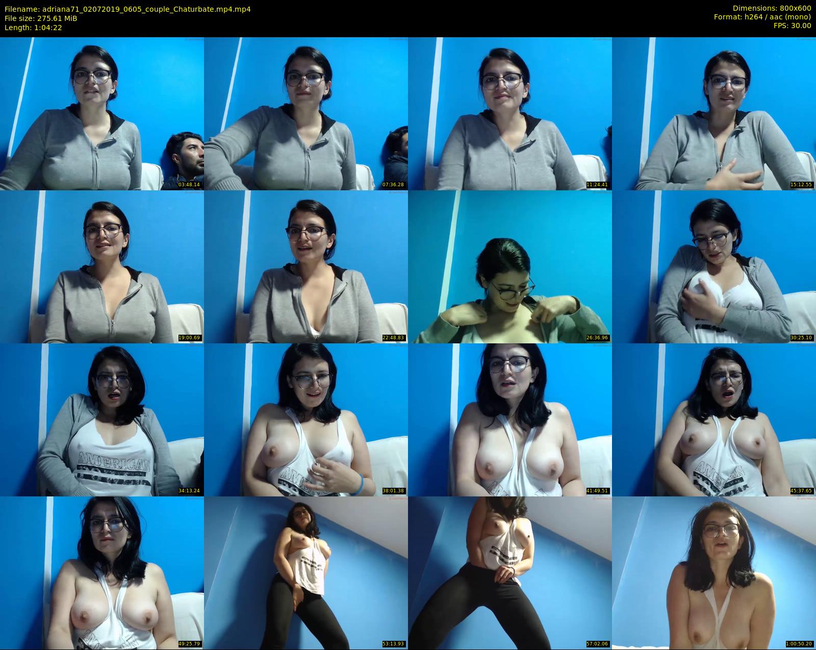 adriana71 — 65 minute Chaturbate couple cam show recording, 480p, Jul 2, 2019
