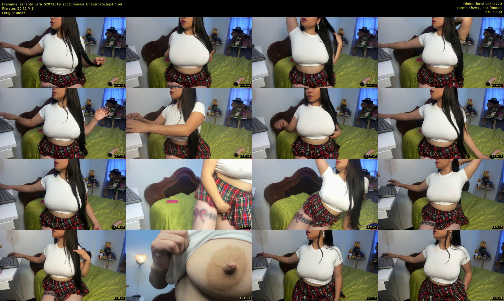 ashanty_vera — 7 minute Chaturbate couple cam show recording, 720p, Jul 2, 2019