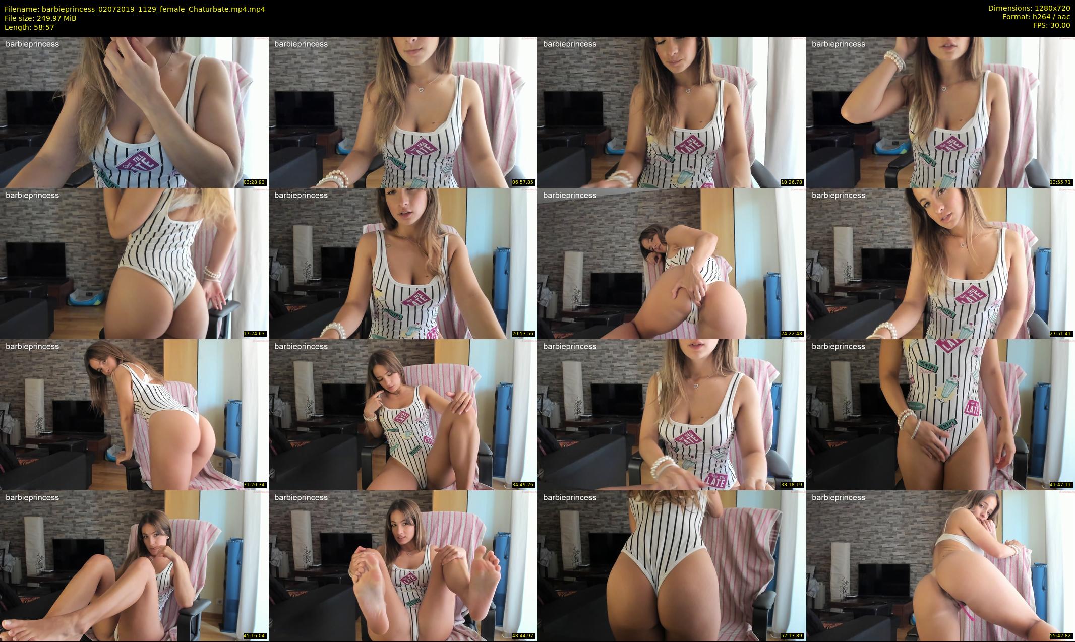 barbieprincess — 59 minute Chaturbate female cam show recording, 720p, Jul 2, 2019