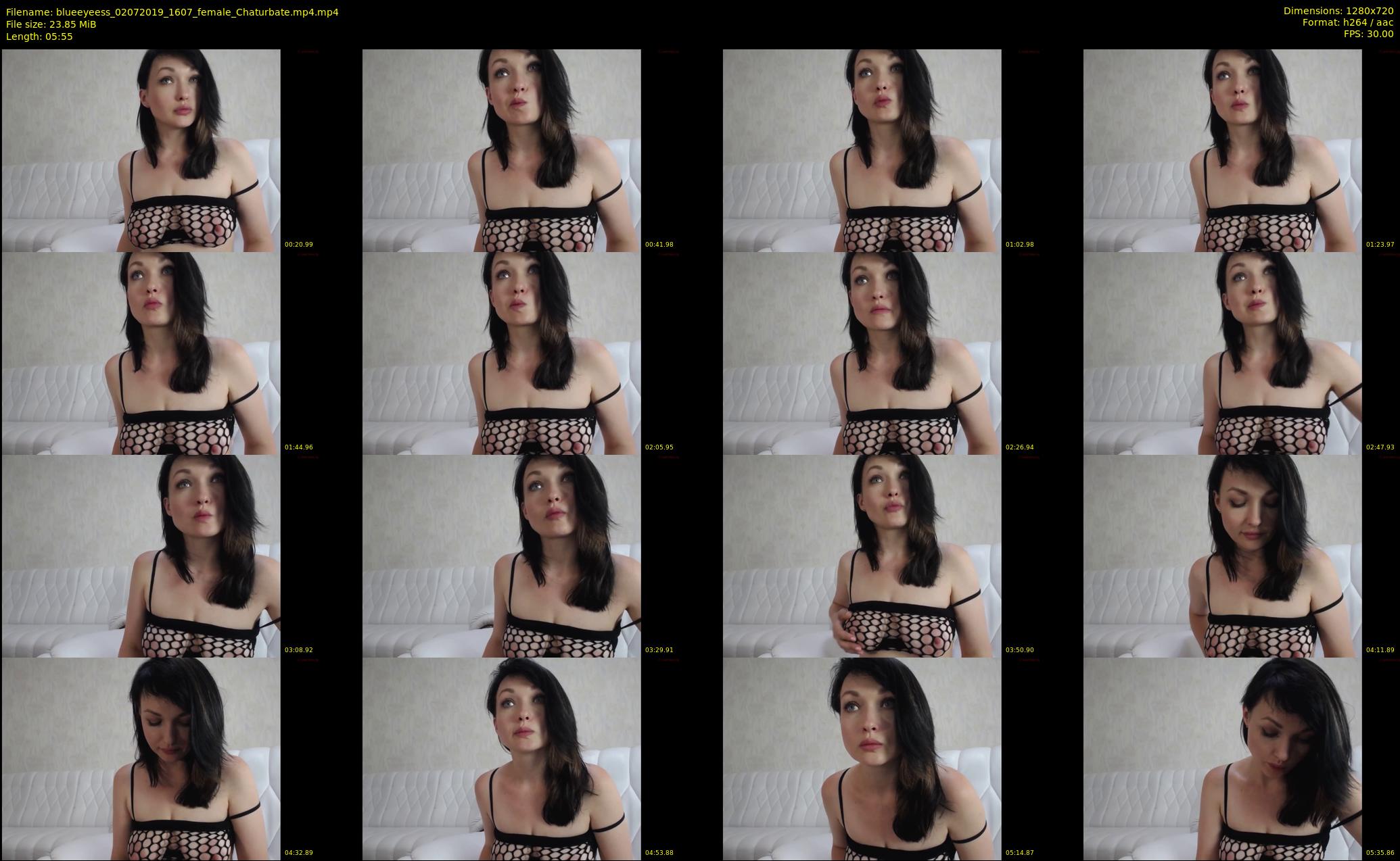 blueeyeess — 6 minute Chaturbate female cam show recording, 720p, Jul 2, 2019