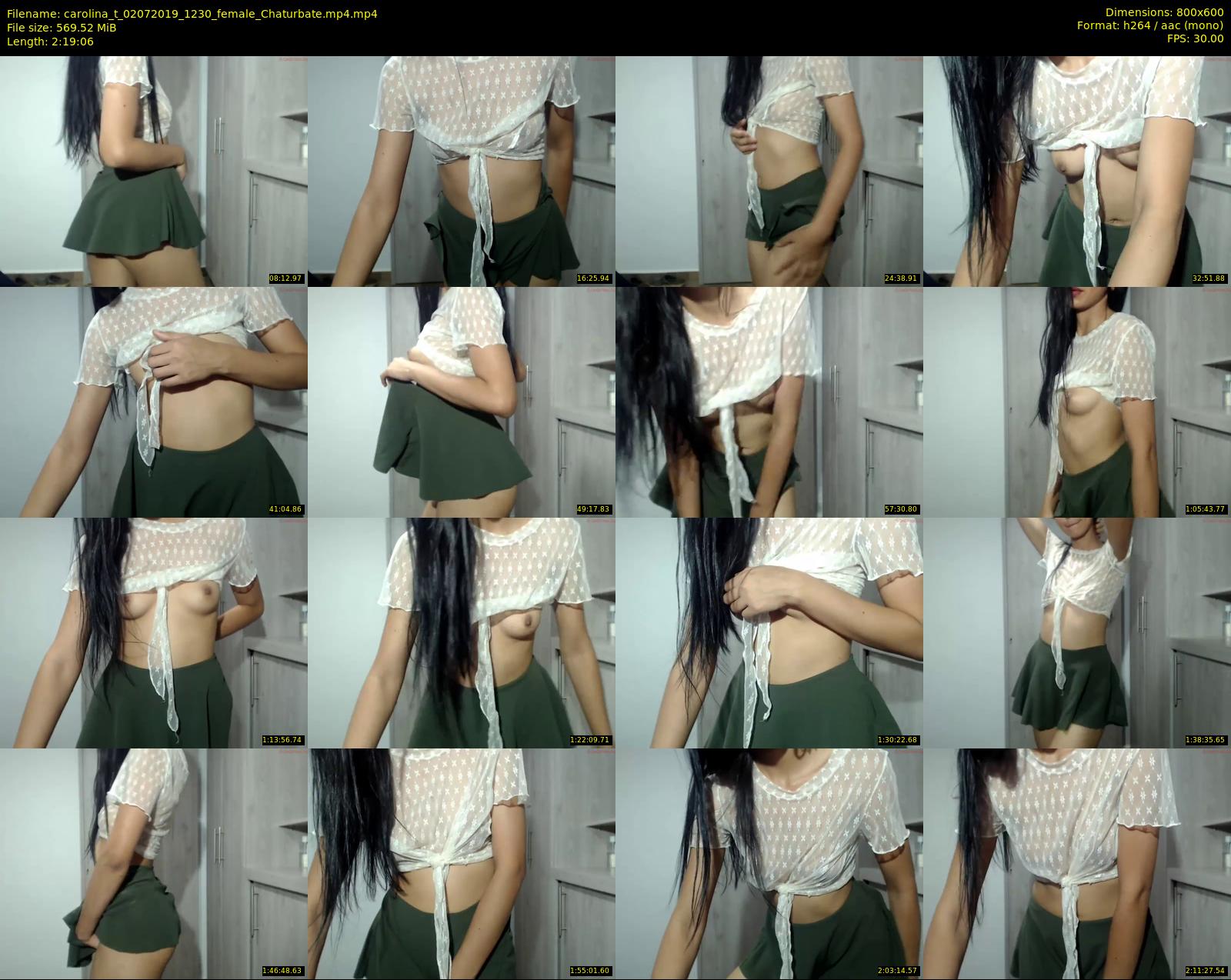 carolina_t — 140 minute Chaturbate female cam show recording, 480p, Jul 2, 2019