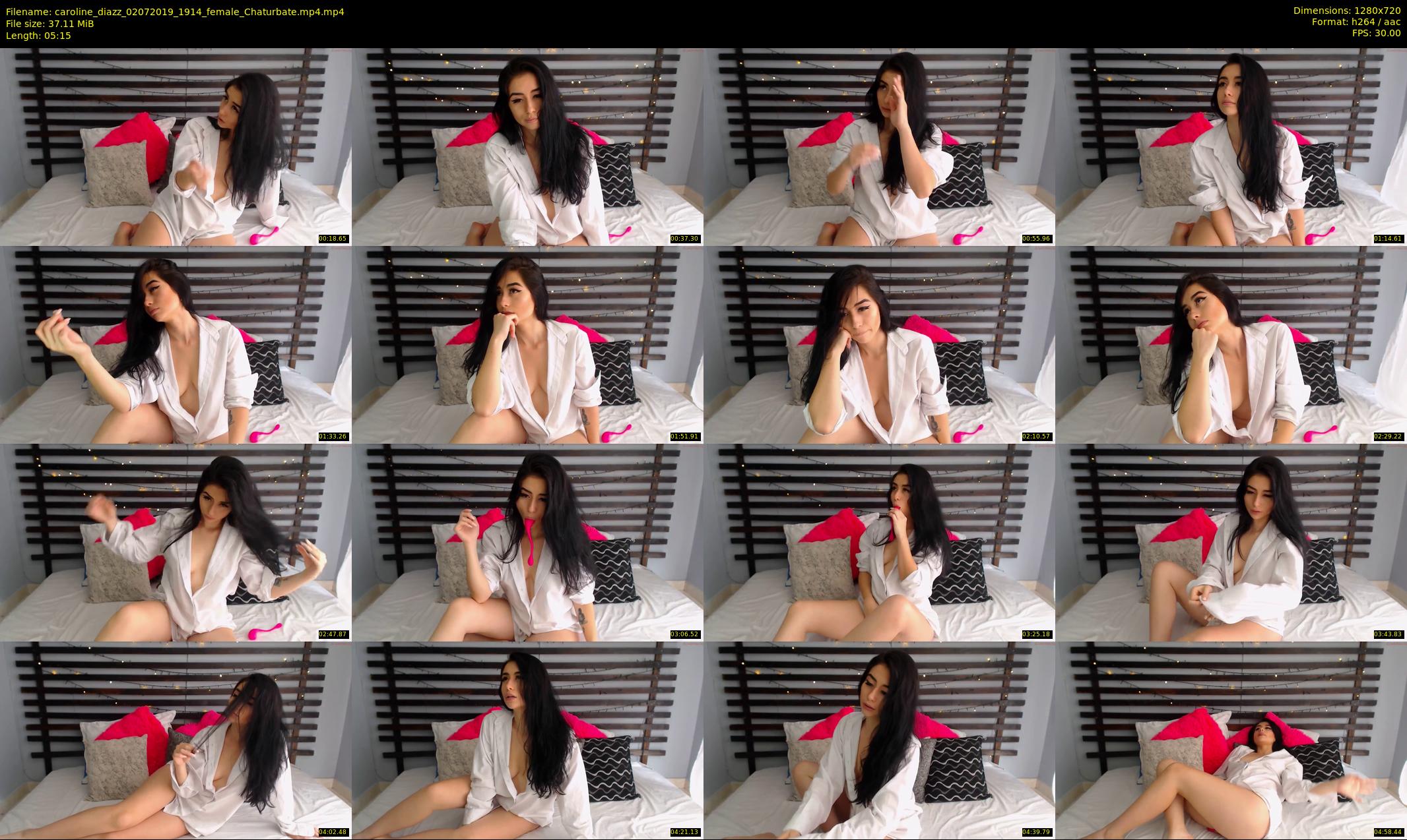 caroline_diazz — 6 minute Chaturbate female cam show recording, 720p, Jul 2, 2019