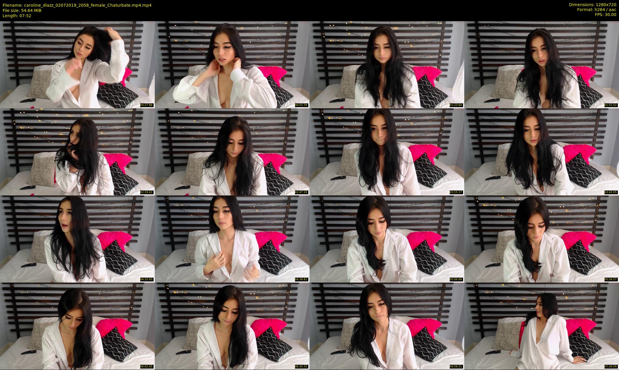 caroline_diazz — 8 minute Chaturbate female cam show recording, 720p, Jul 2, 2019