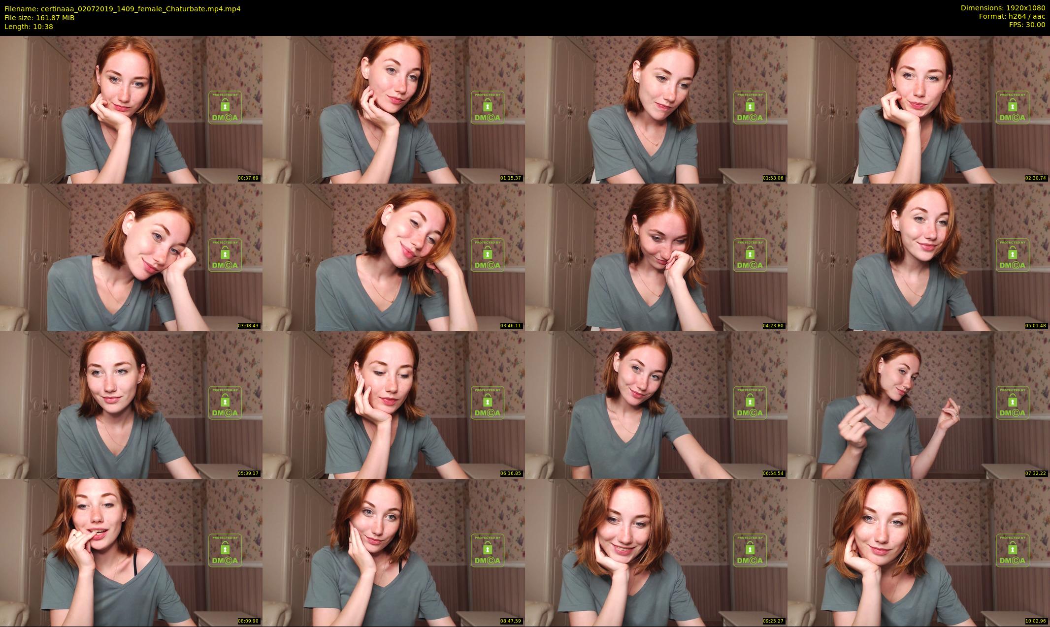 certinaaa — 11 minute Chaturbate female cam show recording, 1080p, Jul 2, 2019