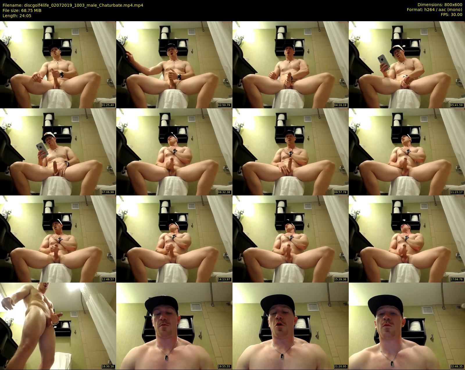 discgolf4life — 25 minute Chaturbate male cam show recording, 480p, Jul 2, 2019