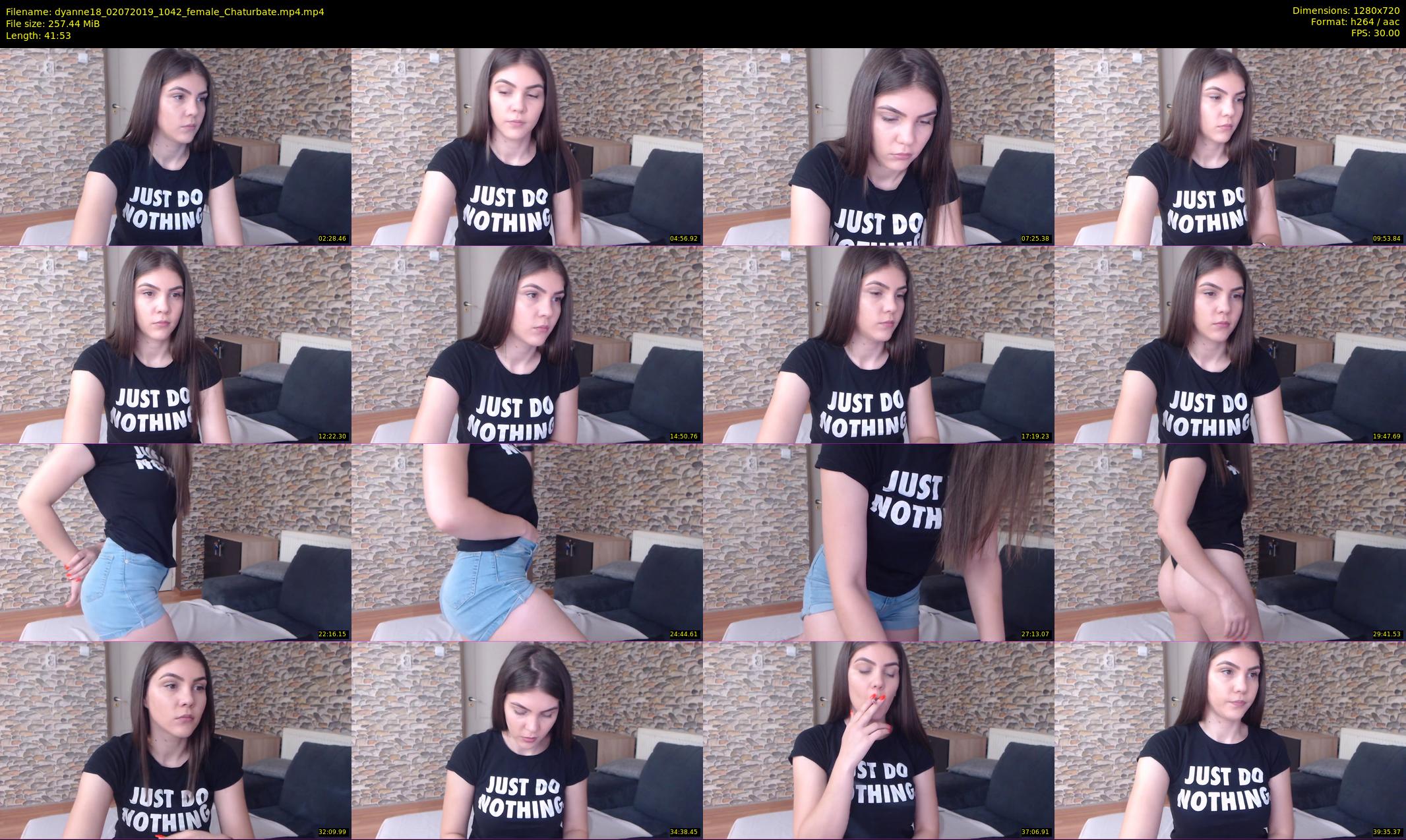 dyanne18 — 42 minute Chaturbate female cam show recording, 720p, Jul 2, 2019
