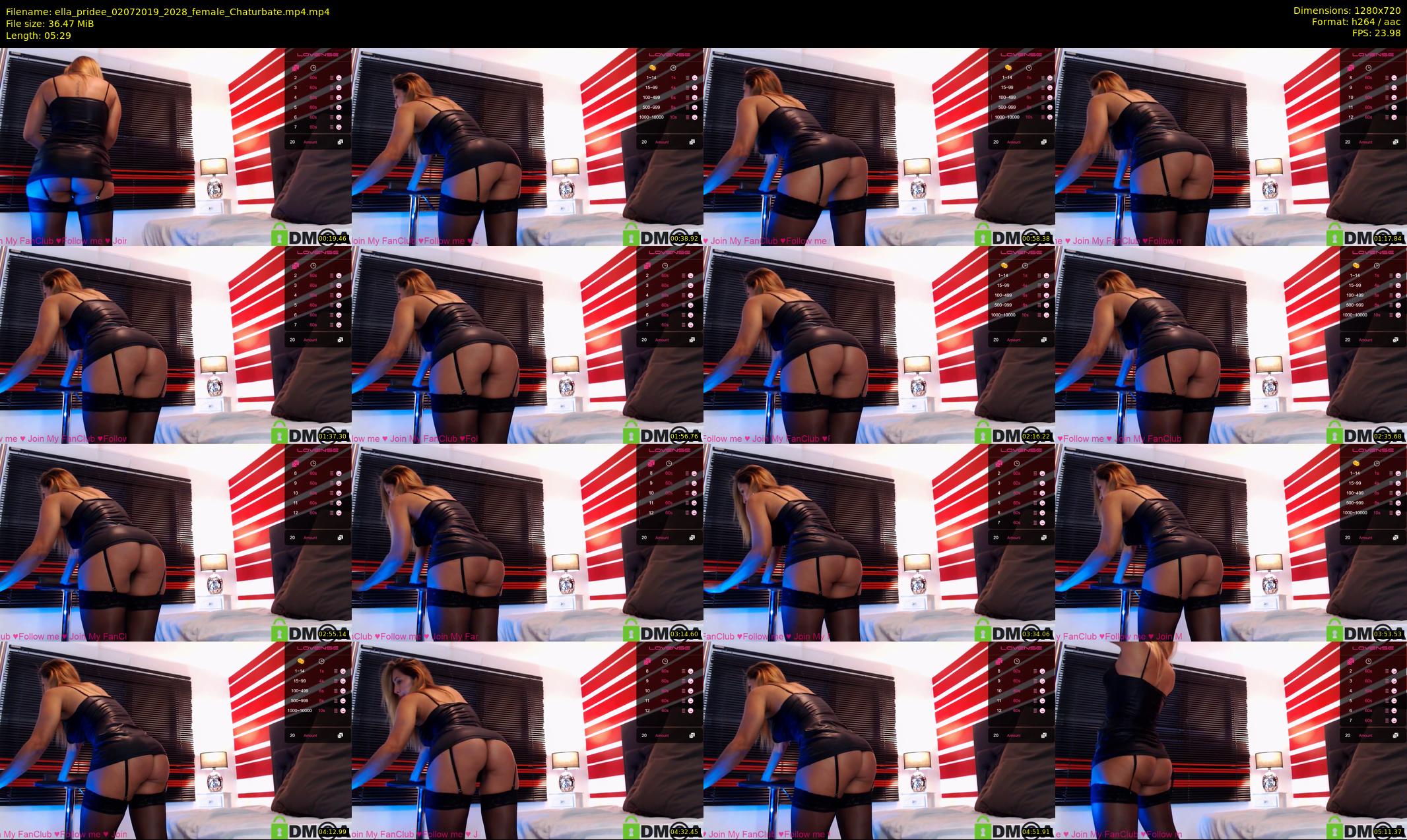 ella_pridee — 6 minute Chaturbate female cam show recording, 720p, Jul 2, 2019
