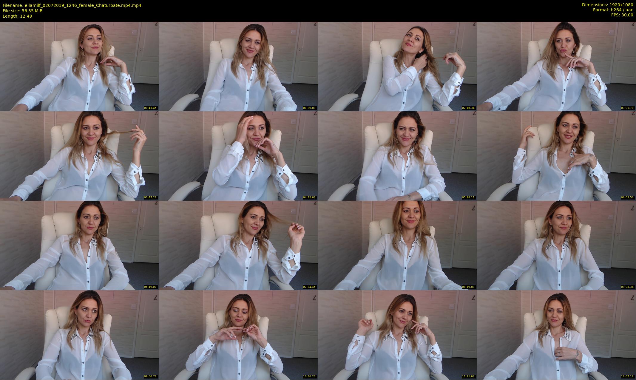 ellamilf — 13 minute Chaturbate female cam show recording, 1080p, Jul 2, 2019