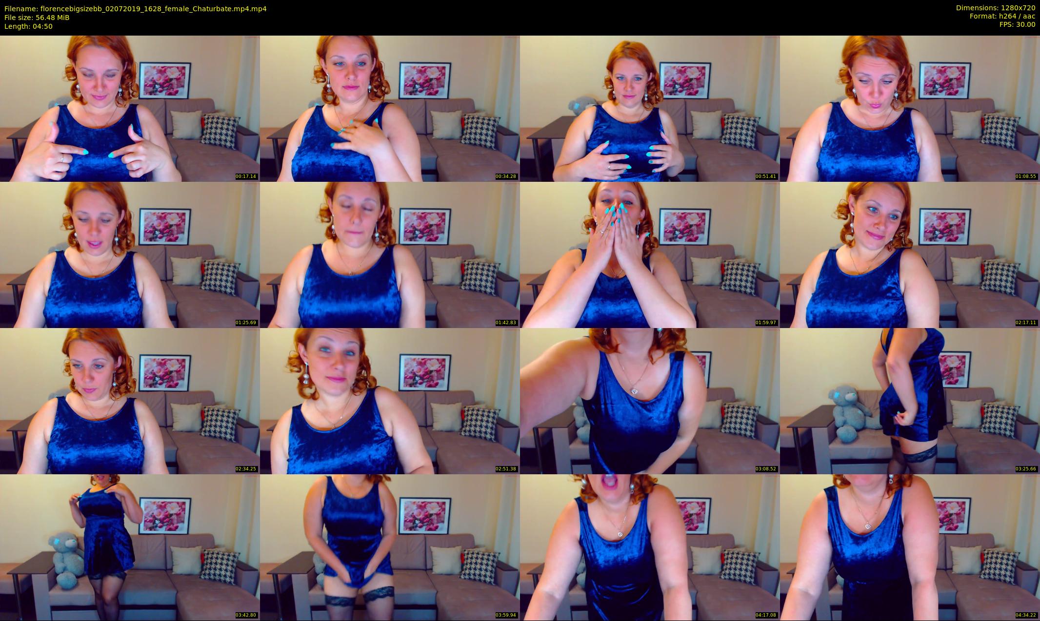 florencebigsizebb — 5 minute Chaturbate female cam show recording, 720p, Jul 2, 2019