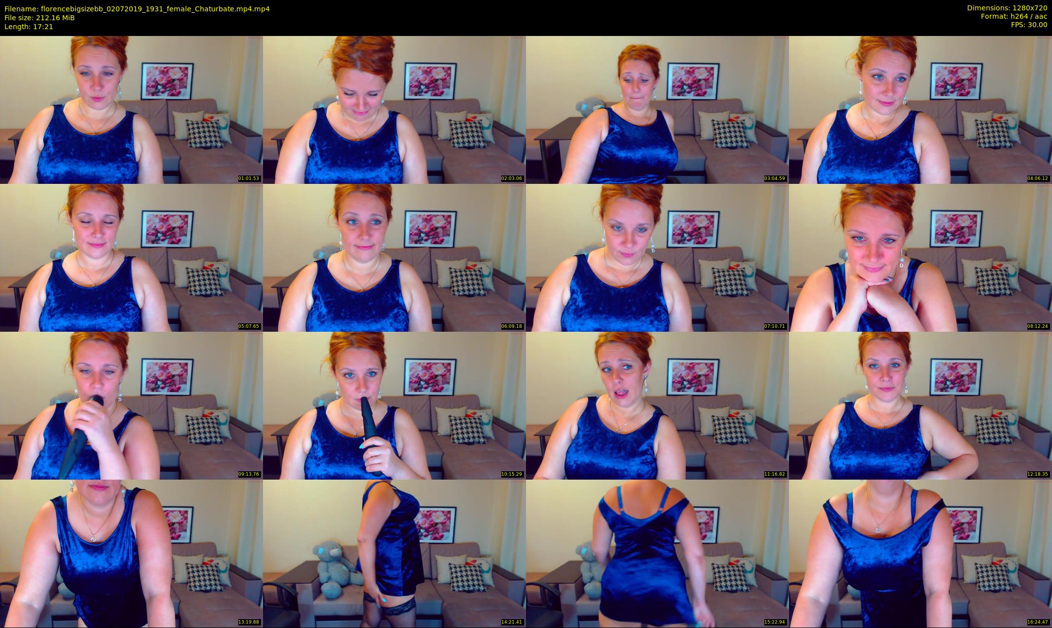 florencebigsizebb — 18 minute Chaturbate female cam show recording, 720p, Jul 2, 2019