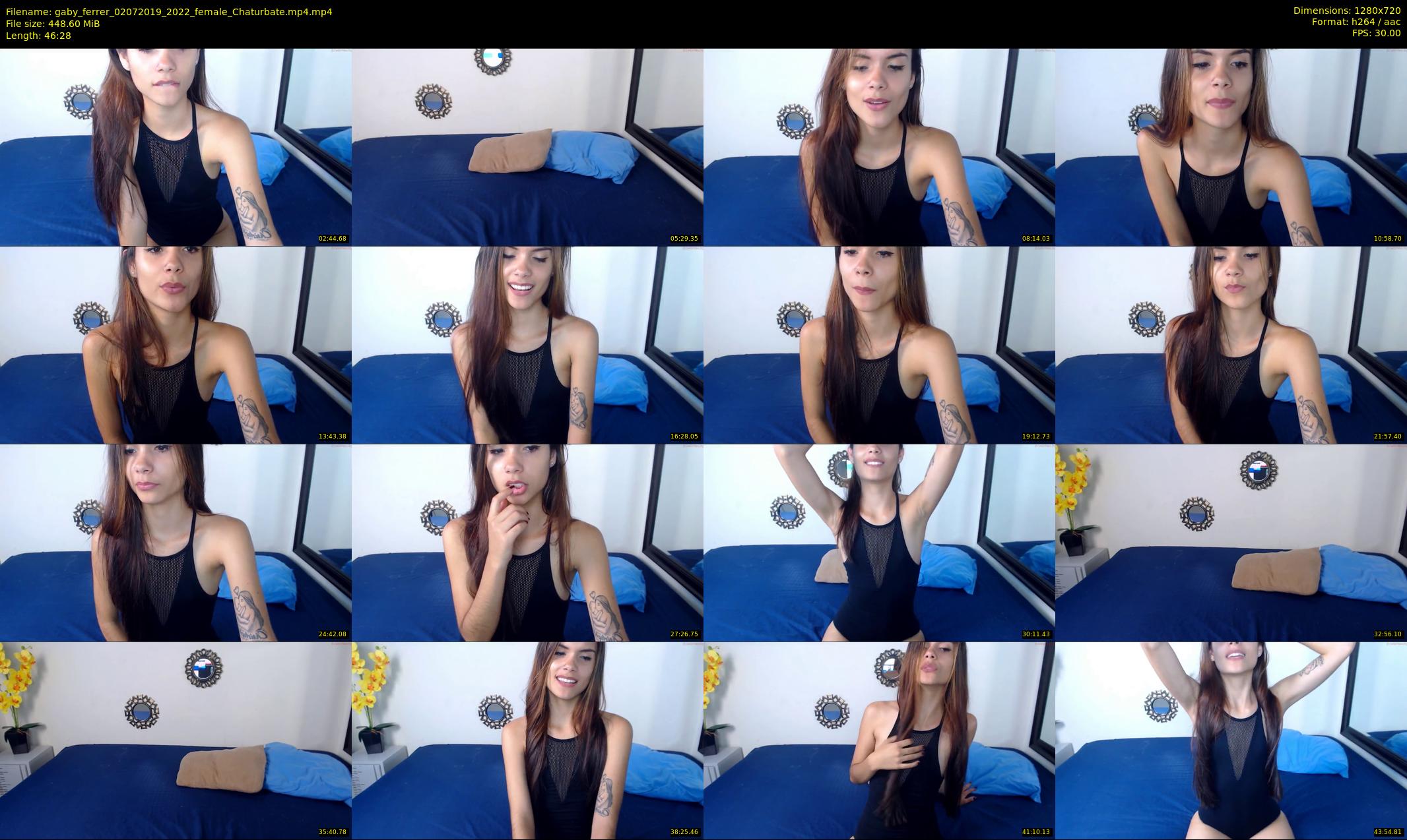 gaby_ferrer — 47 minute Chaturbate female cam show recording, 720p, Jul 2, 2019