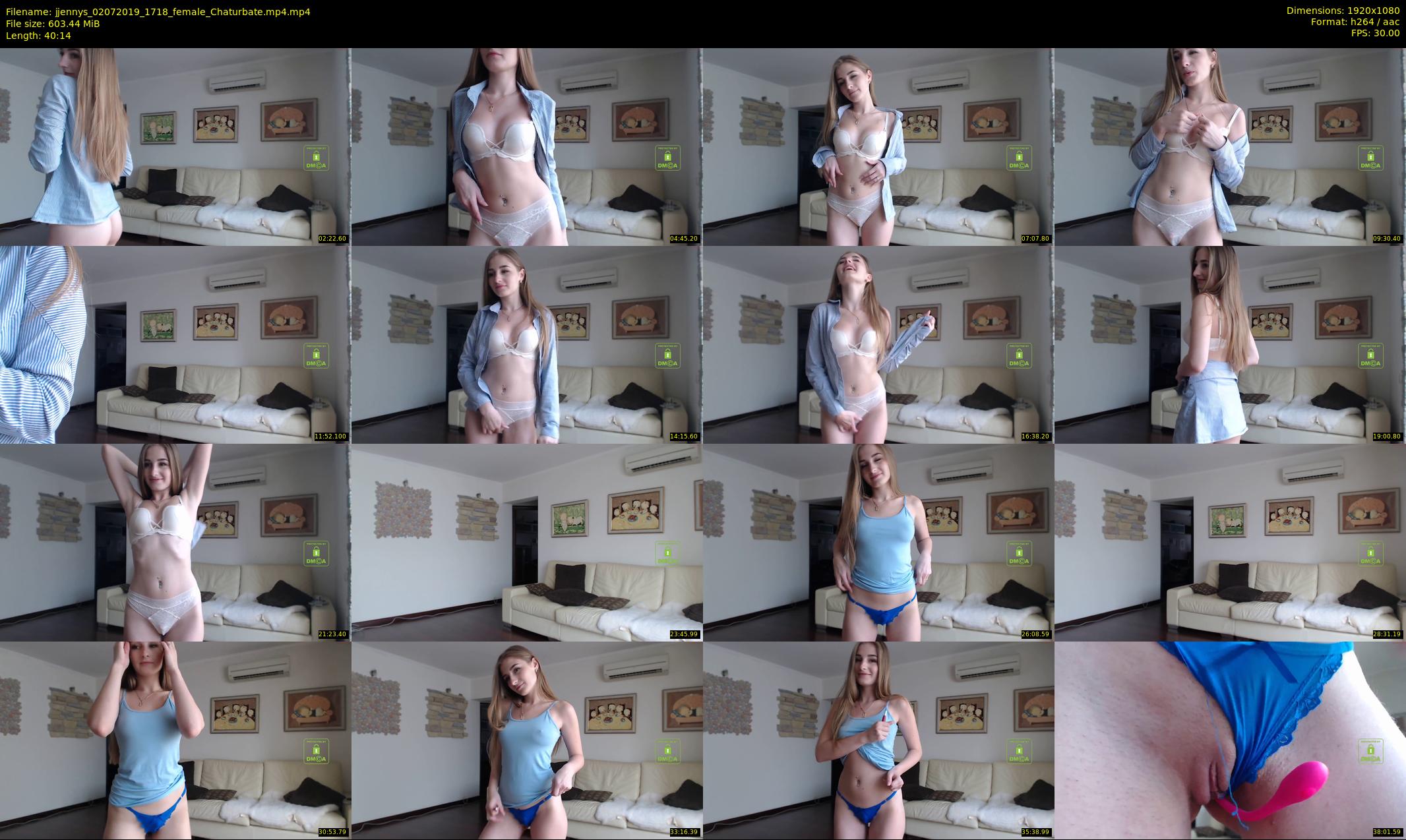 jjennys — 41 minute Chaturbate female cam show recording, 1080p, Jul 2, 2019