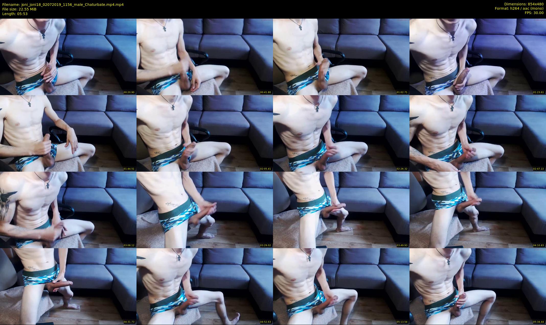 joni_joni18 — 6 minute Chaturbate male cam show recording, 480p, Jul 2, 2019