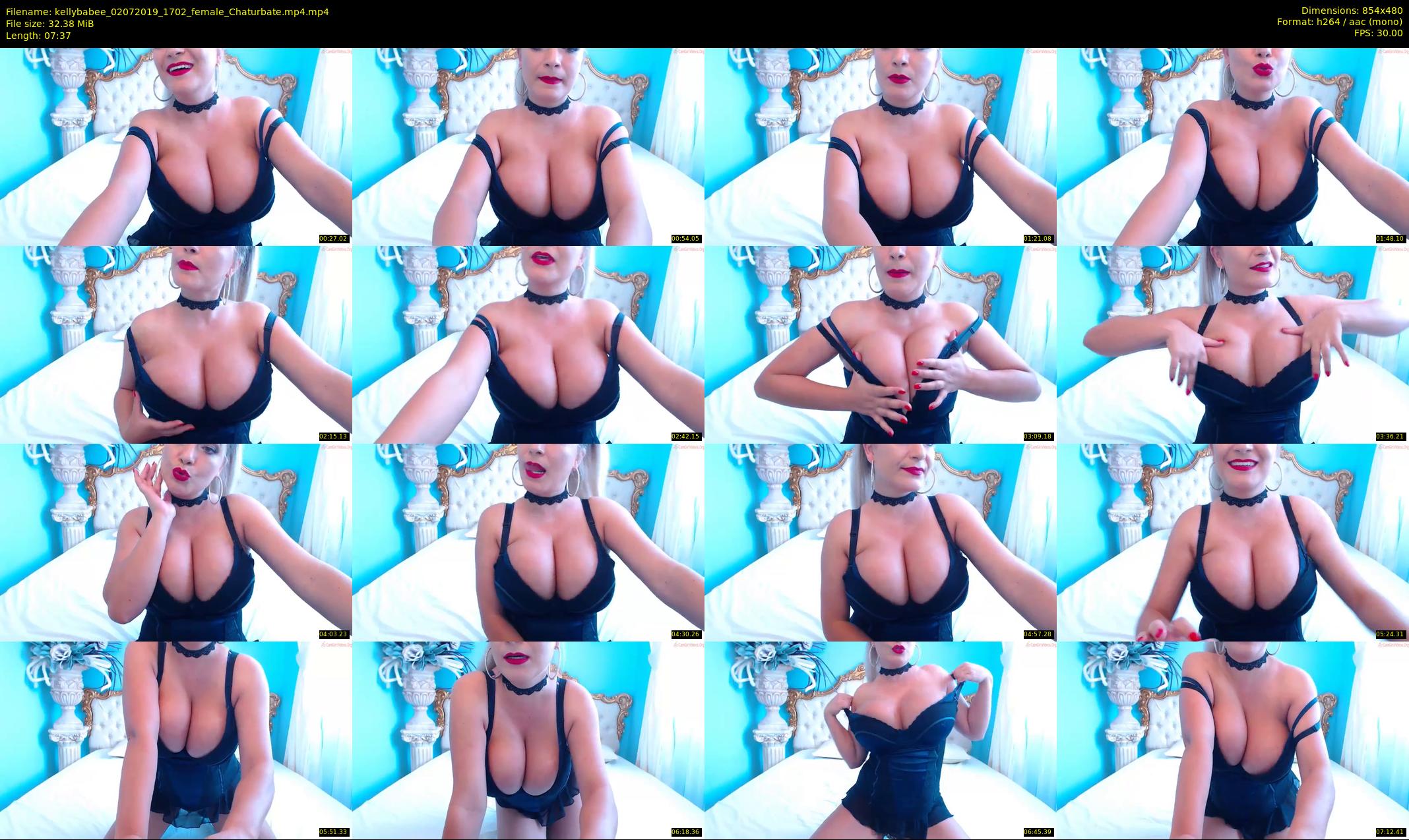 kellybabee — 8 minute Chaturbate female cam show recording, 480p, Jul 2, 2019