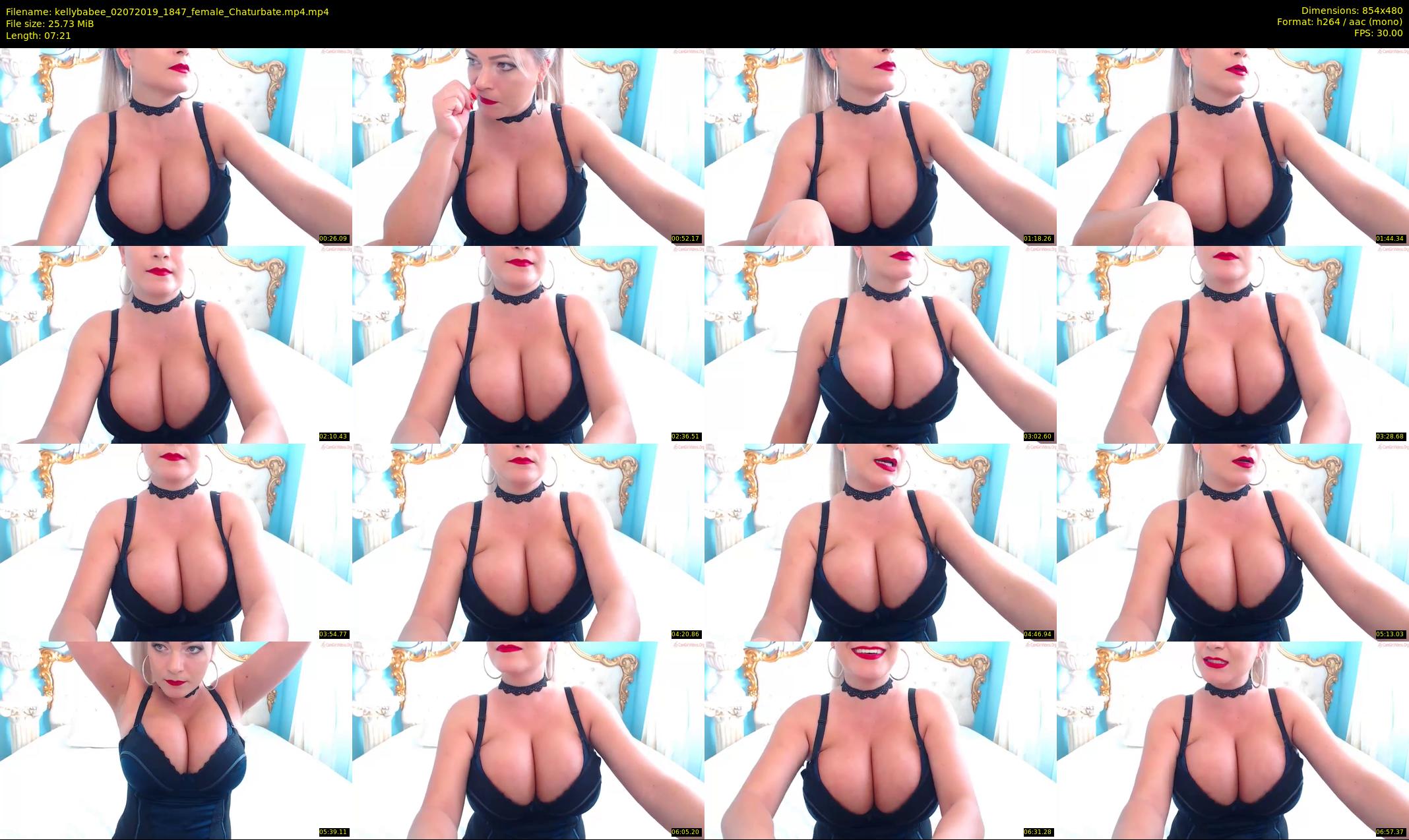 kellybabee — 8 minute Chaturbate female cam show recording, 480p, Jul 2, 2019