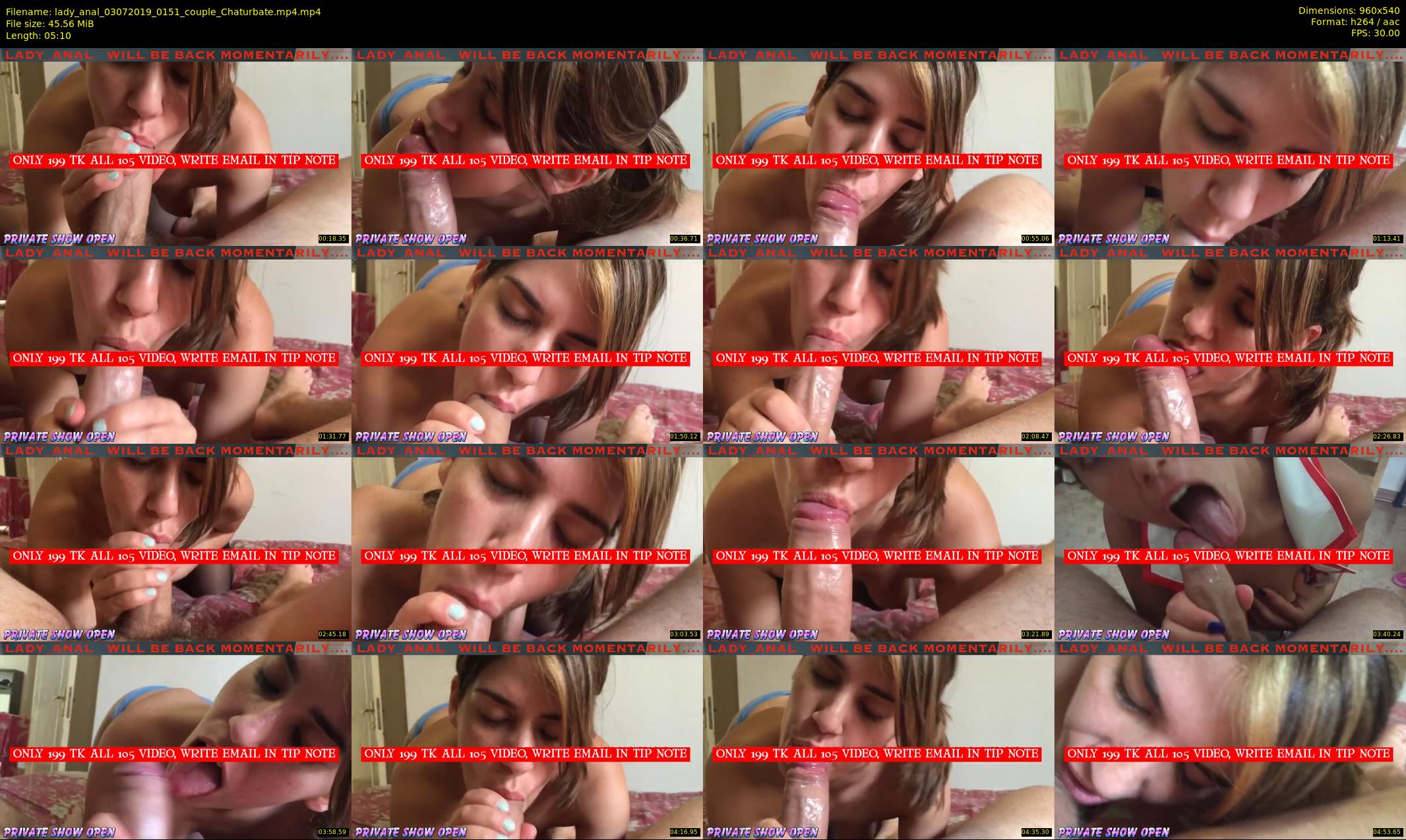 lady_anal — 6 minute Chaturbate female cam show recording, 480p, Jul 3, 2019