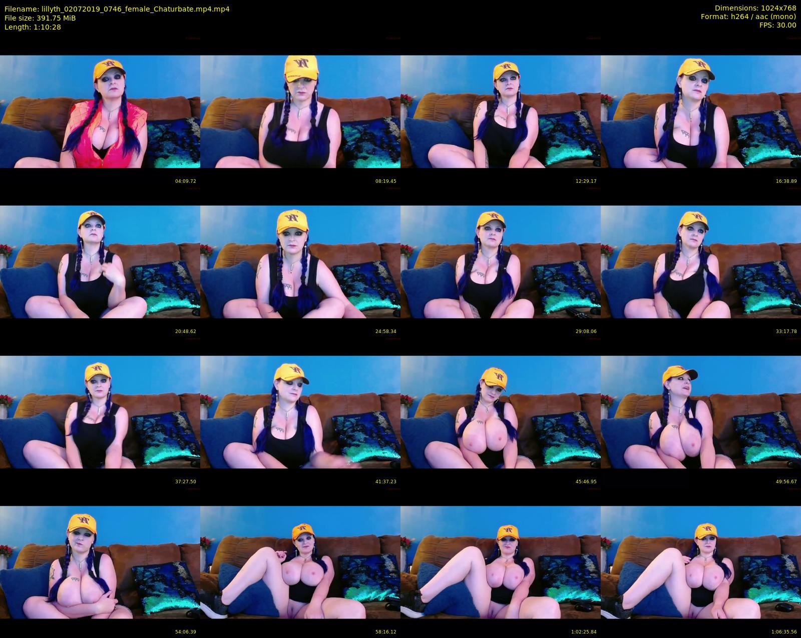lillyth — 71 minute Chaturbate female cam show recording, 720p, Jul 2, 2019