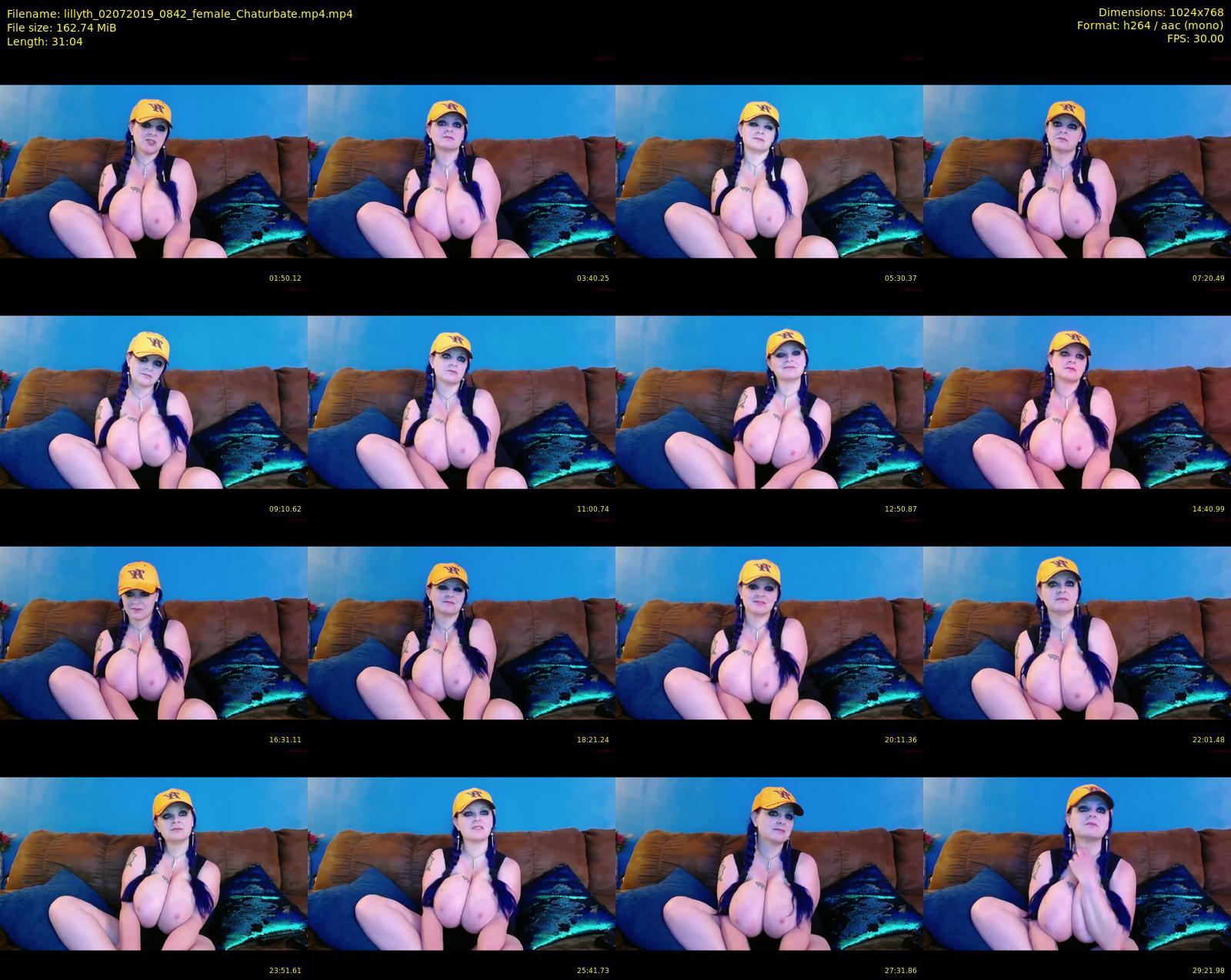 lillyth — 32 minute Chaturbate female cam show recording, 720p, Jul 2, 2019