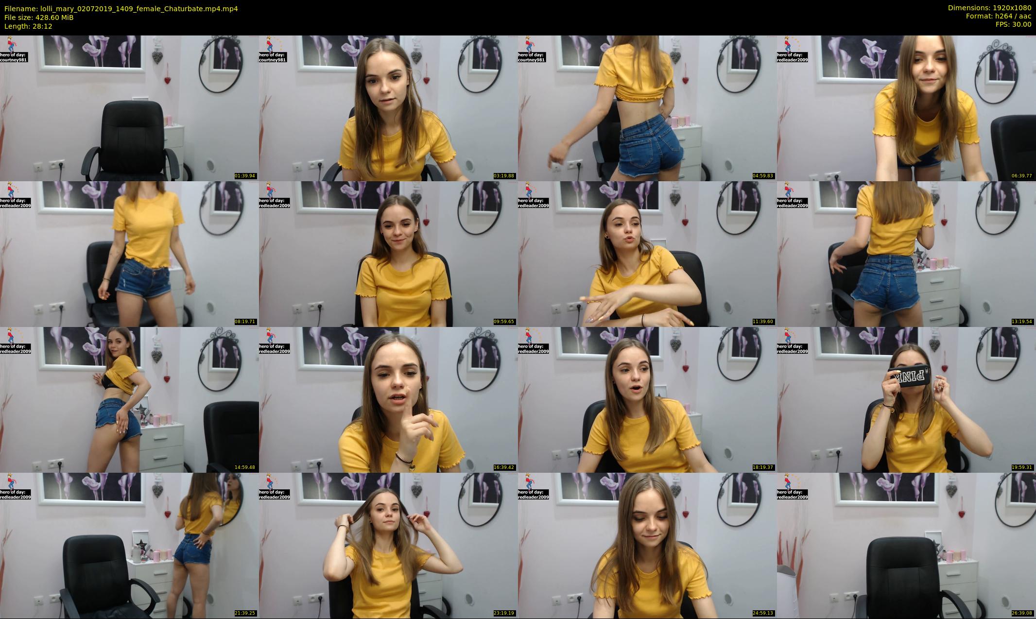 lolli_mary — 29 minute Chaturbate female cam show recording, 1080p, Jul 2, 2019