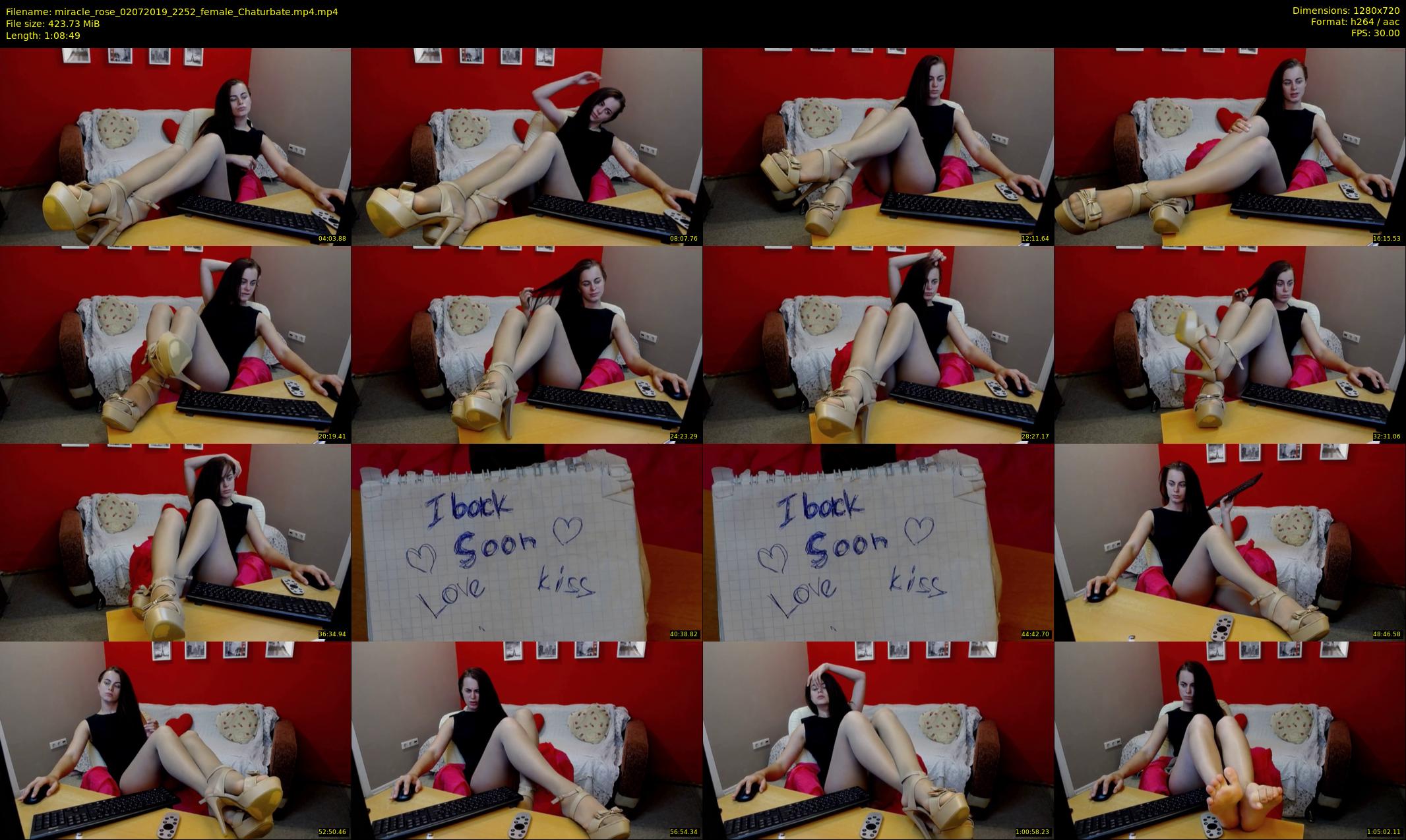 miracle_rose — 69 minute Chaturbate female cam show recording, 720p, Jul 2, 2019