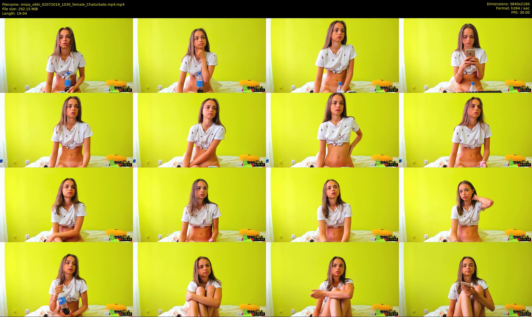 misss_vikki — 20 minute Chaturbate female cam show recording, 4K, Jul 2, 2019