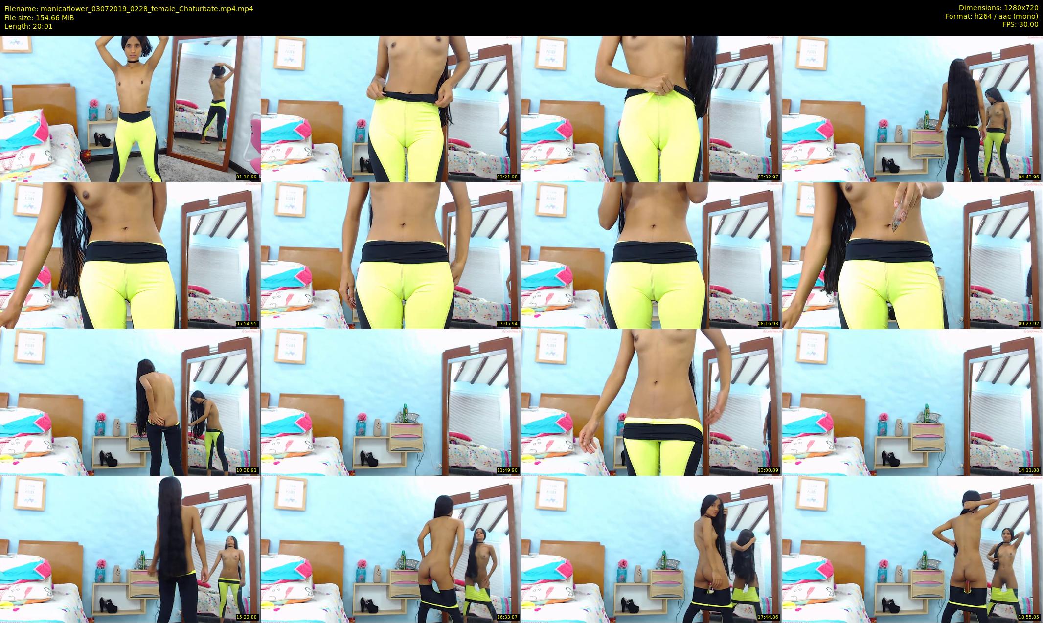 monicaflower — 21 minute Chaturbate female cam show recording, 720p, Jul 3, 2019