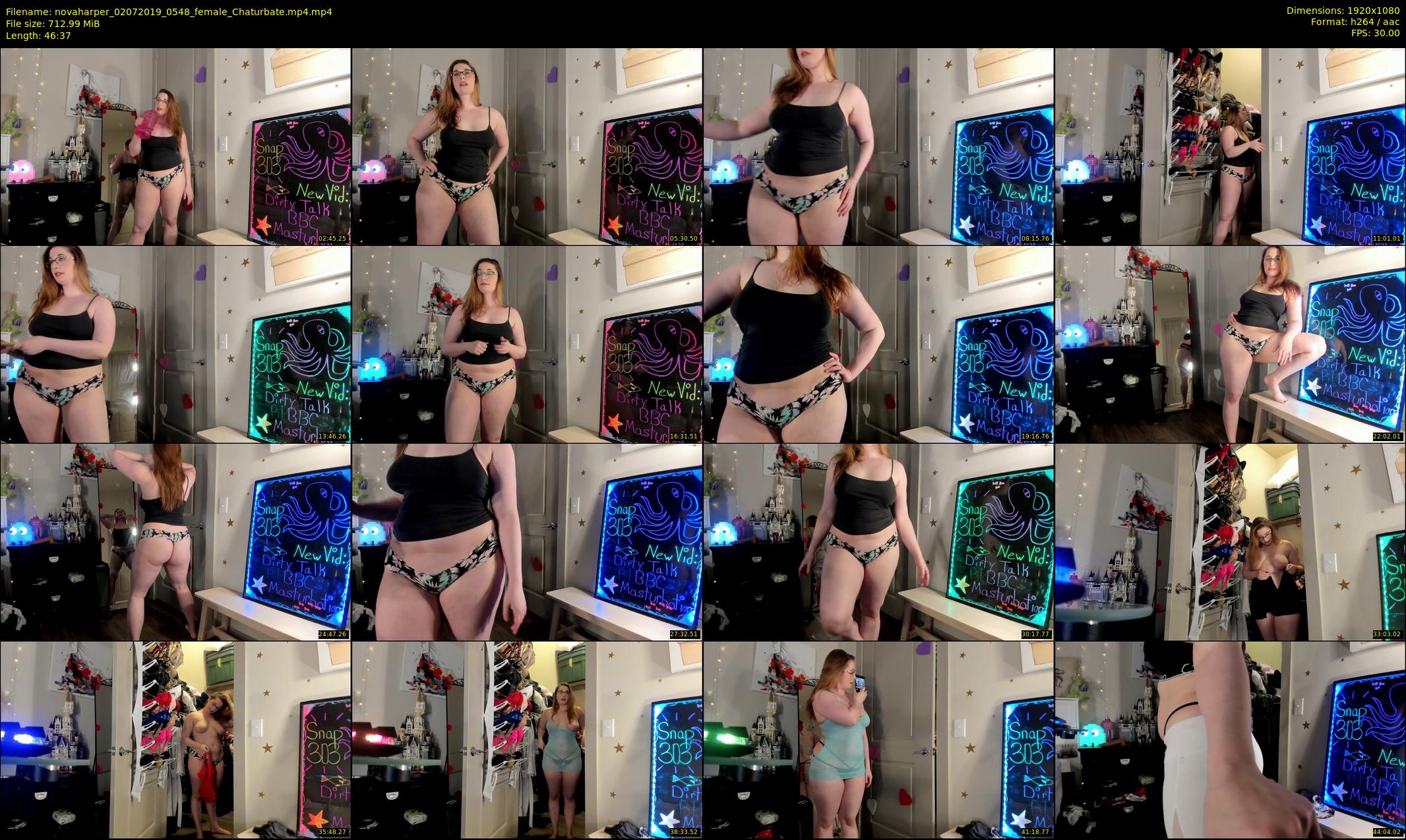 novaharper — 47 minute Chaturbate female cam show recording, 1080p, Jul 2, 2019