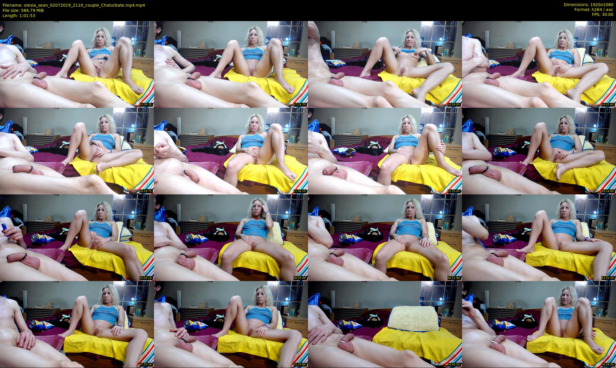olesia_sean — 62 minute Chaturbate couple cam show recording, 1080p, Jul 2, 2019