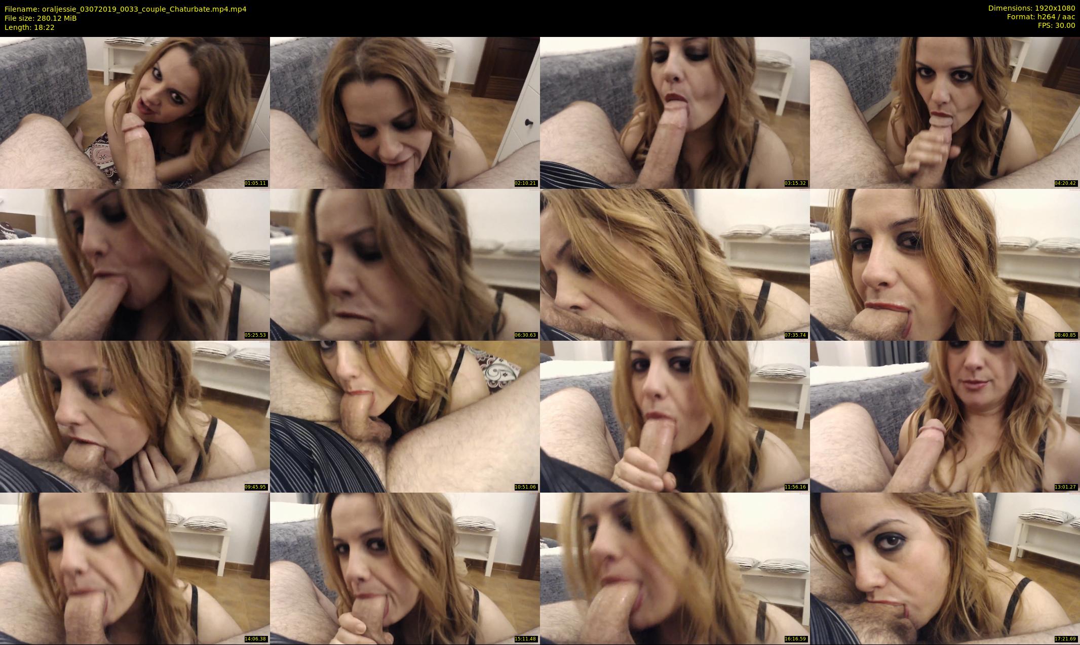 oraljessie — 19 minute Chaturbate couple cam show recording, 1080p, Jul 3, 2019