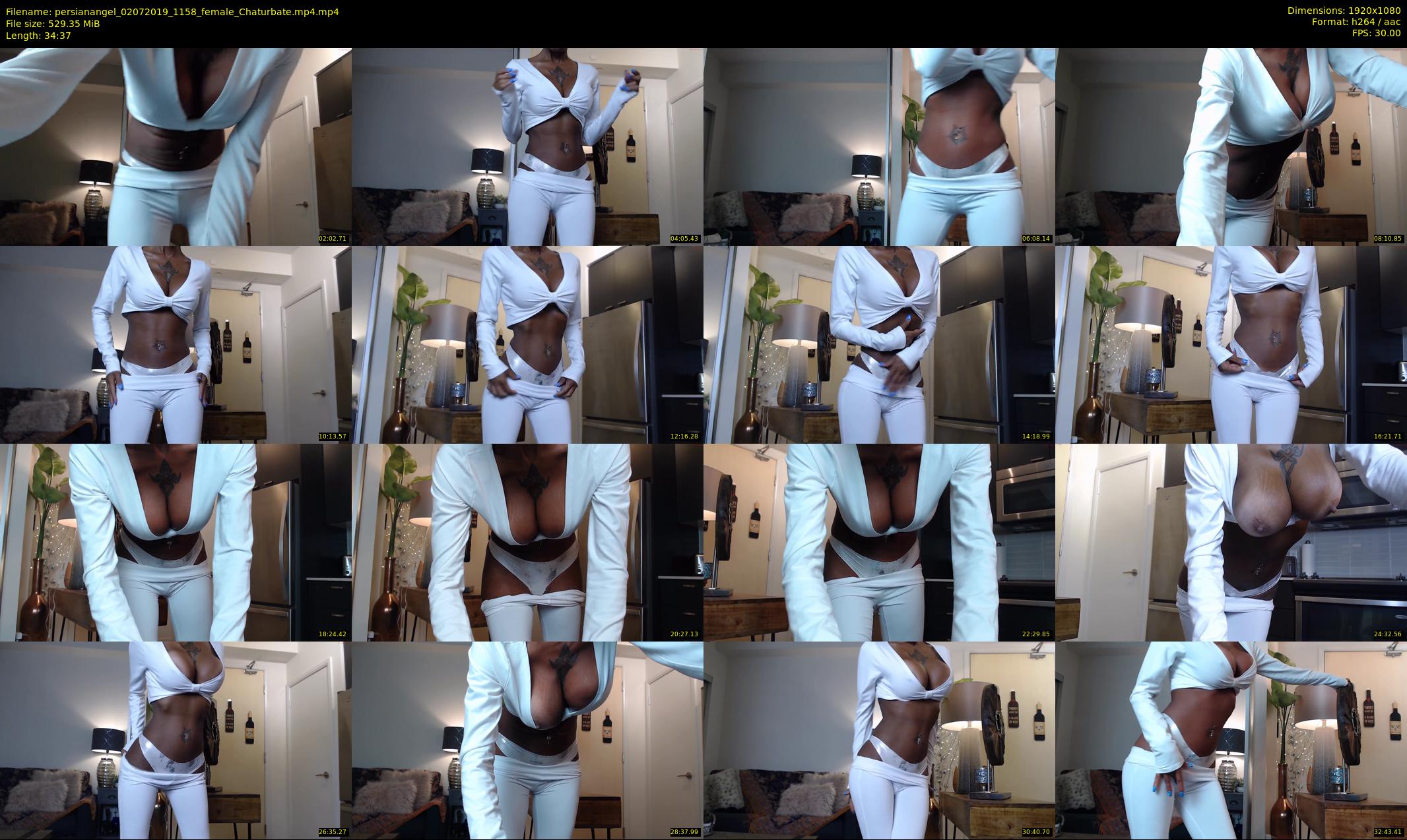 persianangel — 35 minute Chaturbate female cam show recording, 1080p, Jul 2, 2019