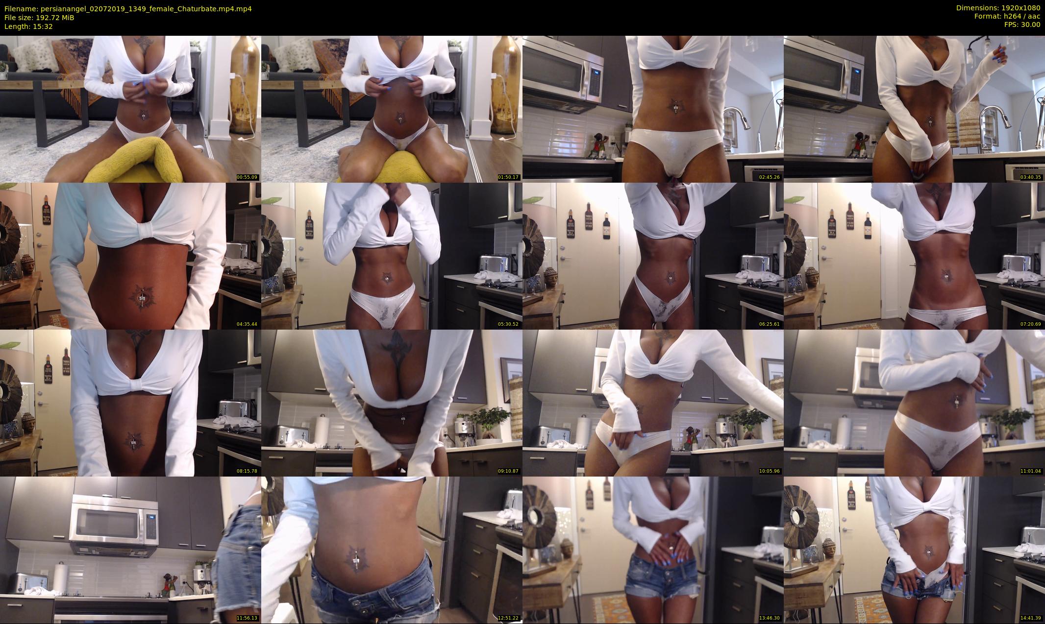 persianangel — 16 minute Chaturbate female cam show recording, 1080p, Jul 2, 2019