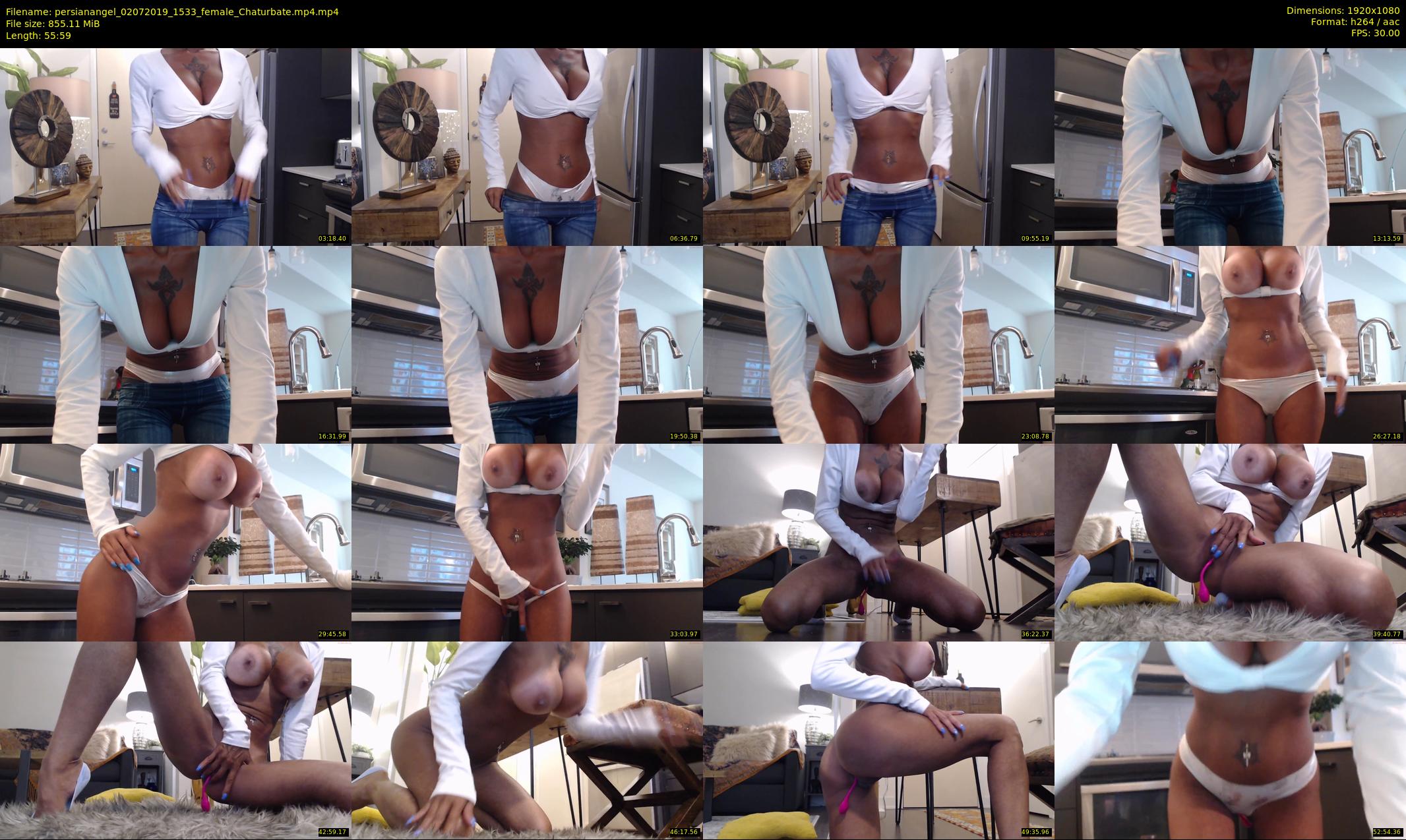 persianangel — 56 minute Chaturbate female cam show recording, 1080p, Jul 2, 2019