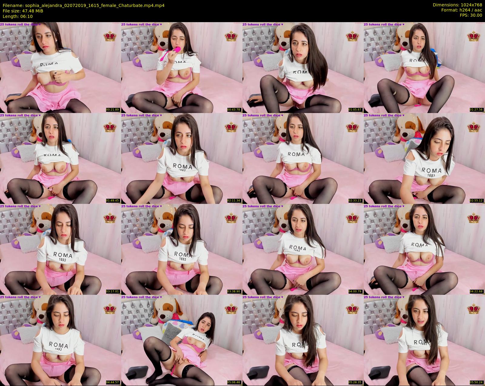 sophia_alejandra — 7 minute Chaturbate female cam show recording, 720p, Jul 2, 2019
