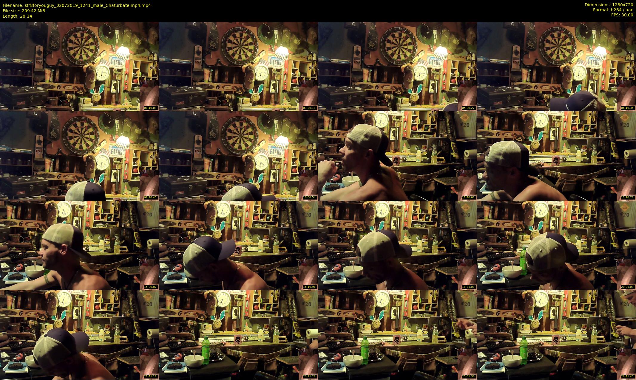 str8foryouguy — 29 minute Chaturbate male cam show recording, 720p, Jul 2, 2019