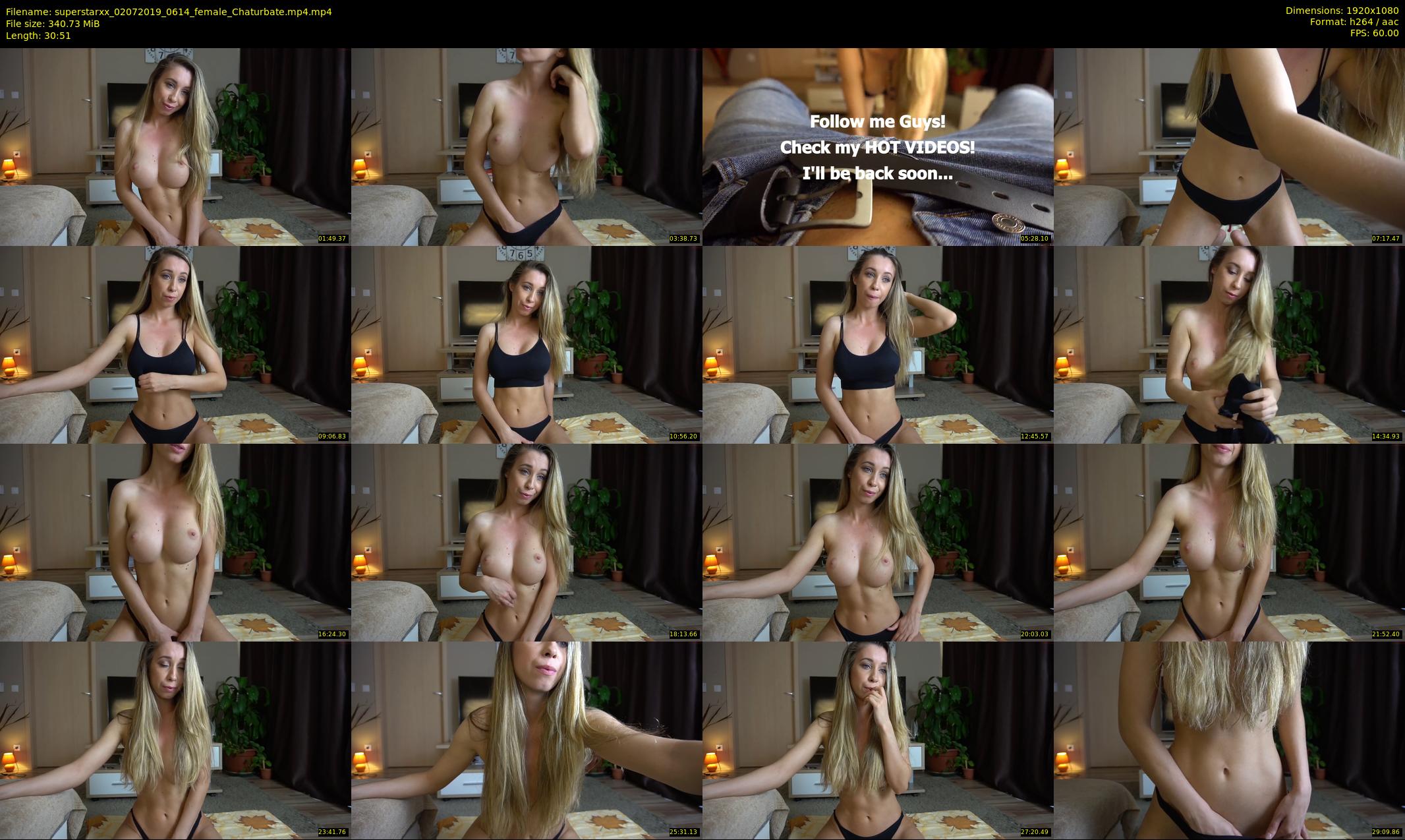 superstarxx — 31 minute Chaturbate female cam show recording, 1080p, Jul 2, 2019