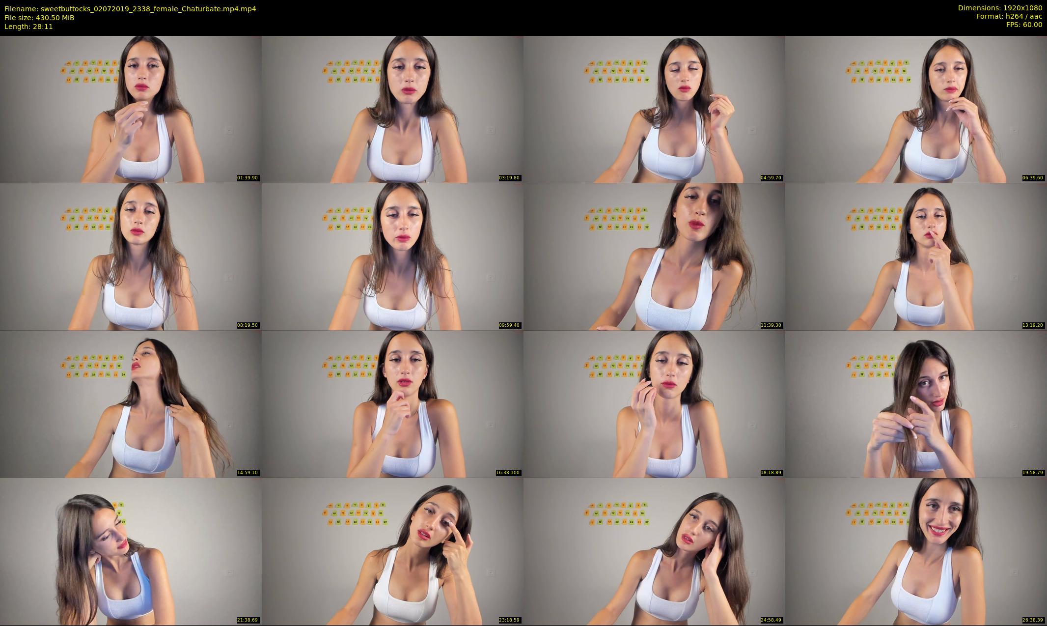 sweetbuttocks — 29 minute Chaturbate female cam show recording, 1080p, Jul 2, 2019