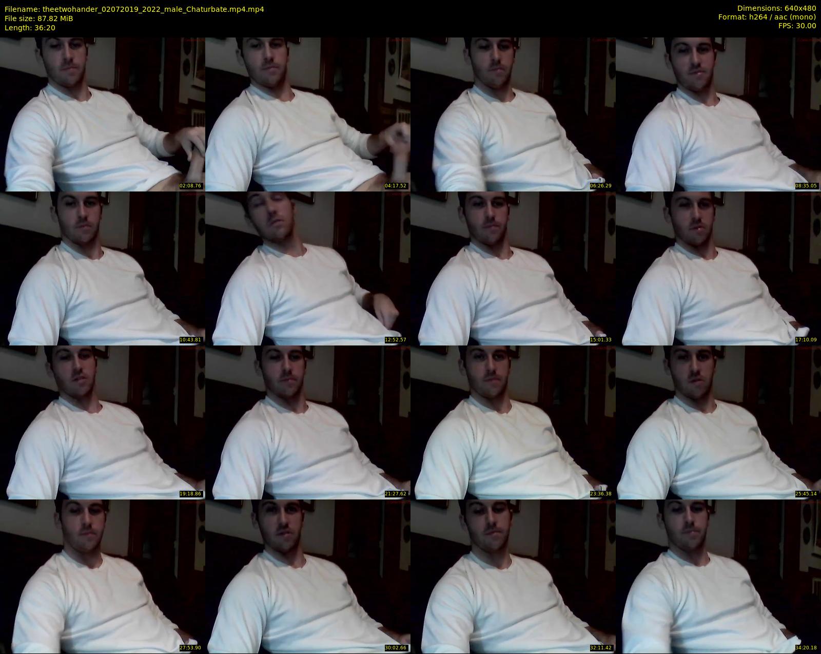 theetwohander — 37 minute Chaturbate male cam show recording, 480p, Jul 2, 2019