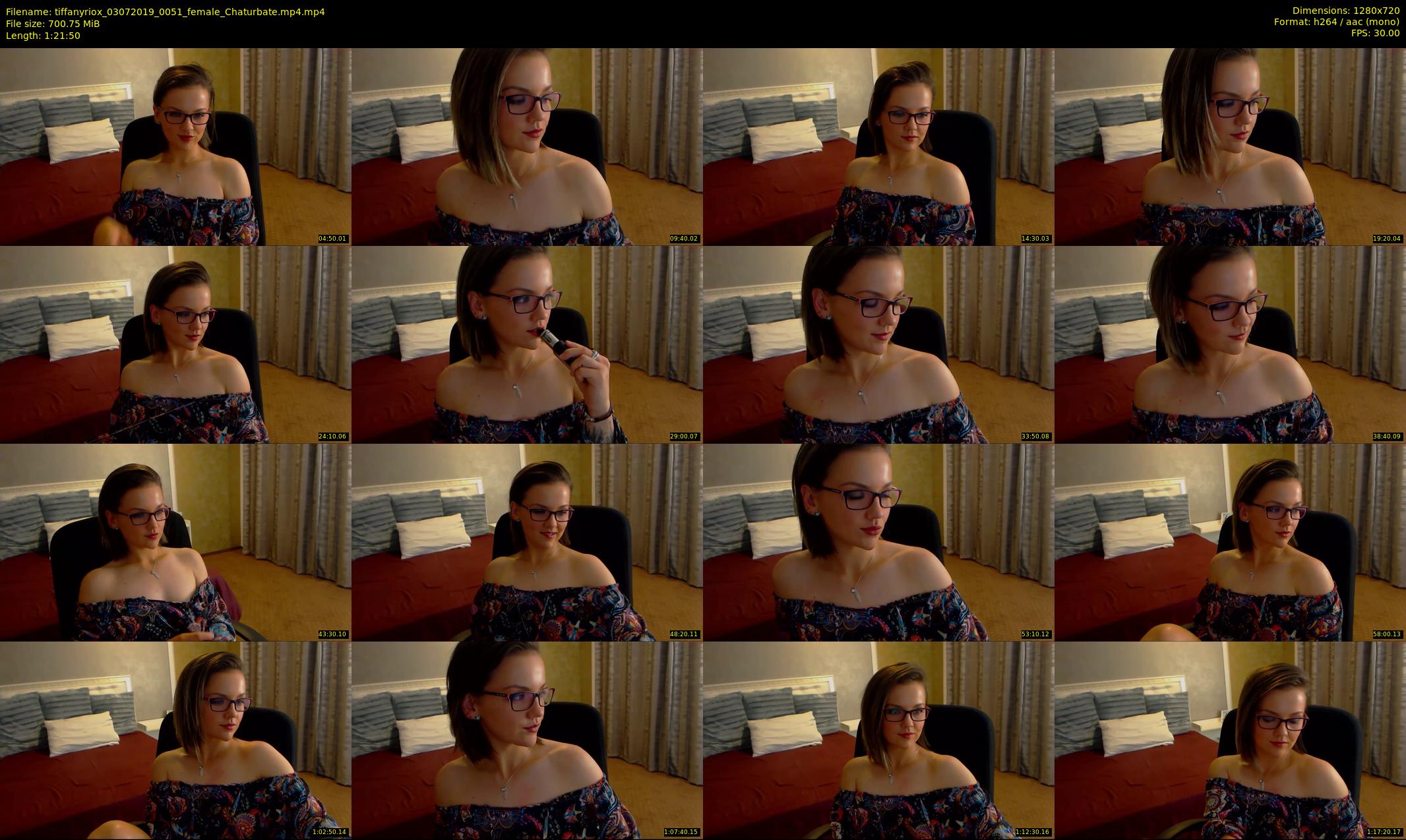 tiffanyriox — 82 minute Chaturbate female cam show recording, 720p, Jul 3, 2019