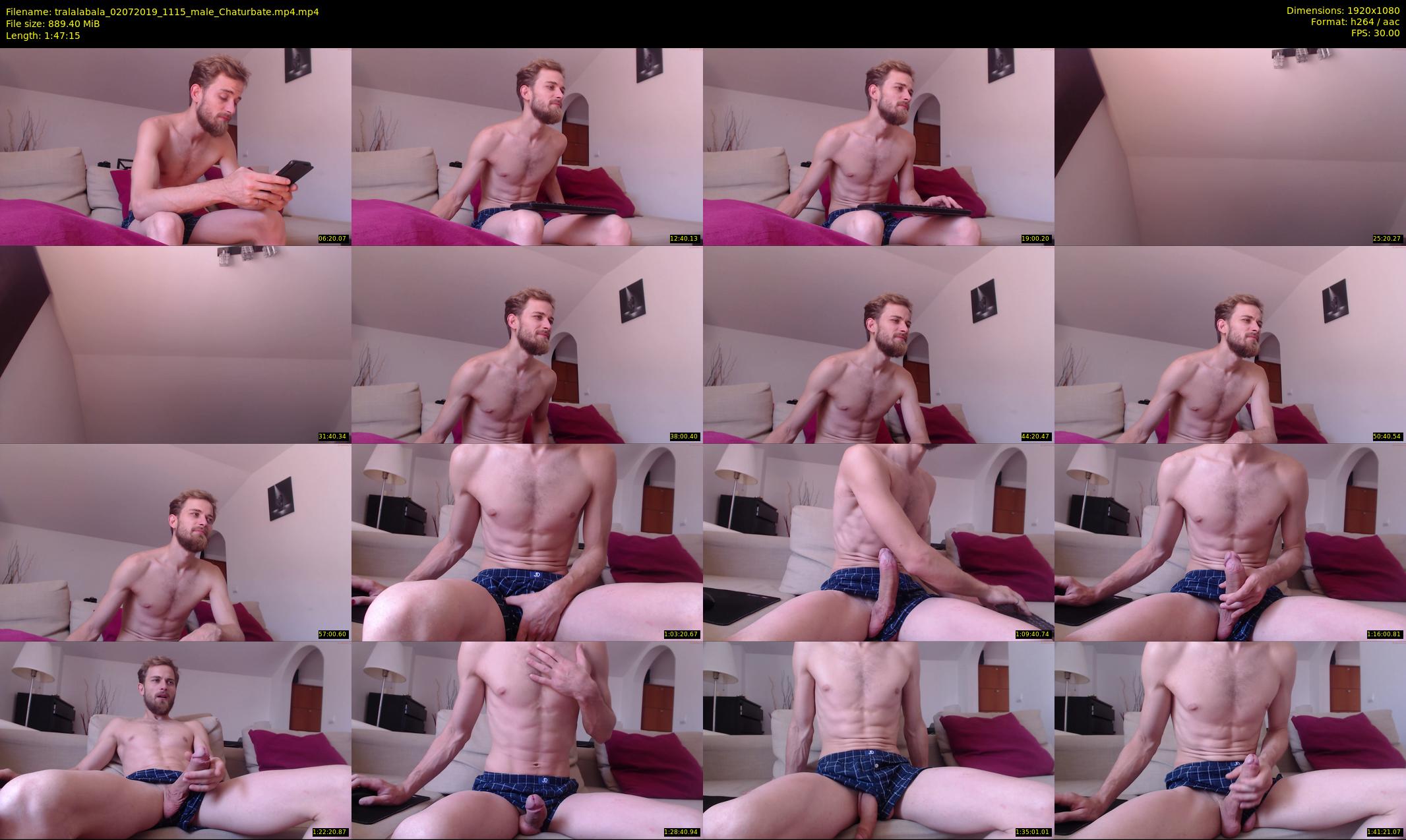 tralalabala — 108 minute Chaturbate male cam show recording, 1080p, Jul 2, 2019