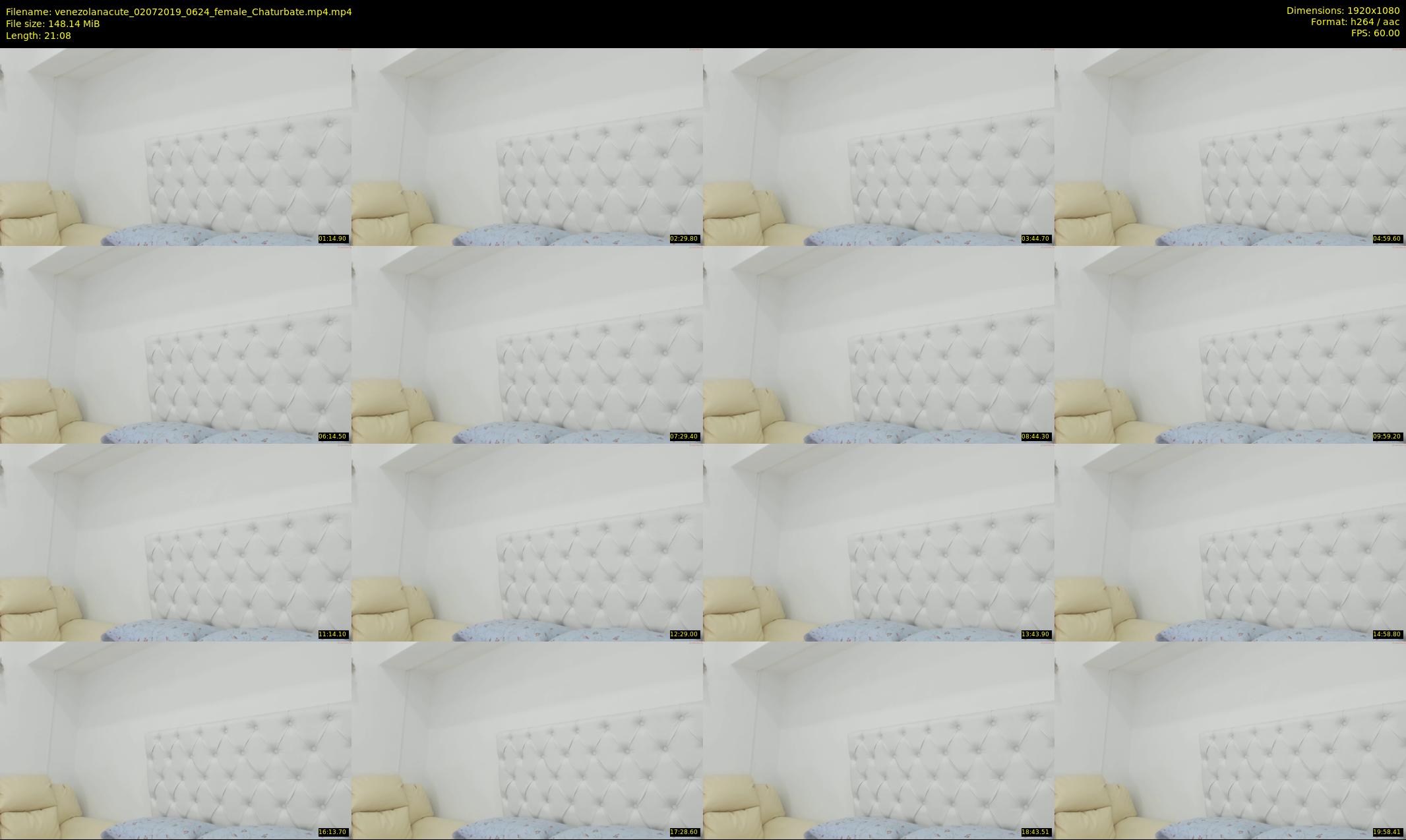 venezolanacute — 22 minute Chaturbate female cam show recording, 1080p, Jul 2, 2019