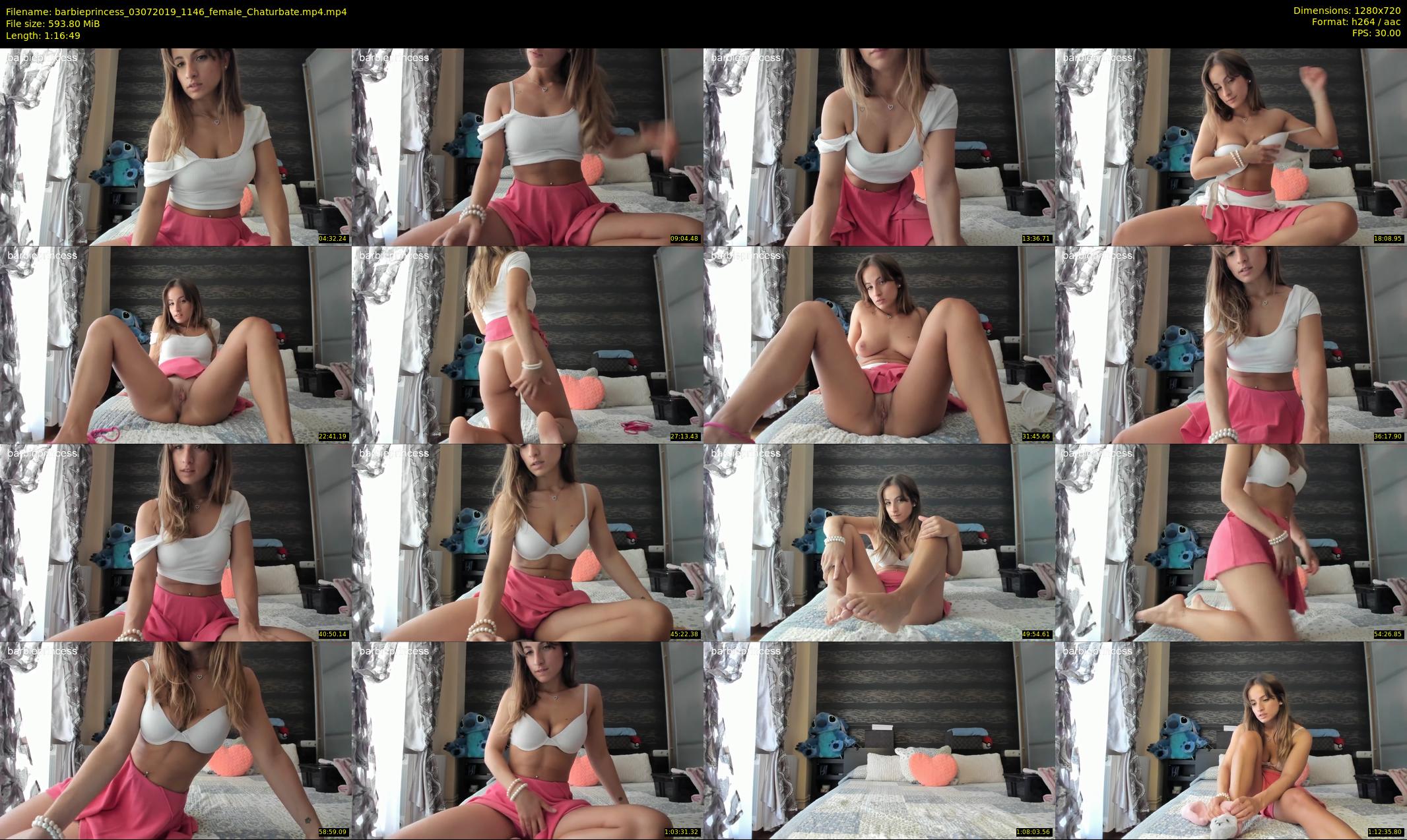 barbieprincess — 77 minute Chaturbate female cam show recording, 720p, Jul 3, 2019