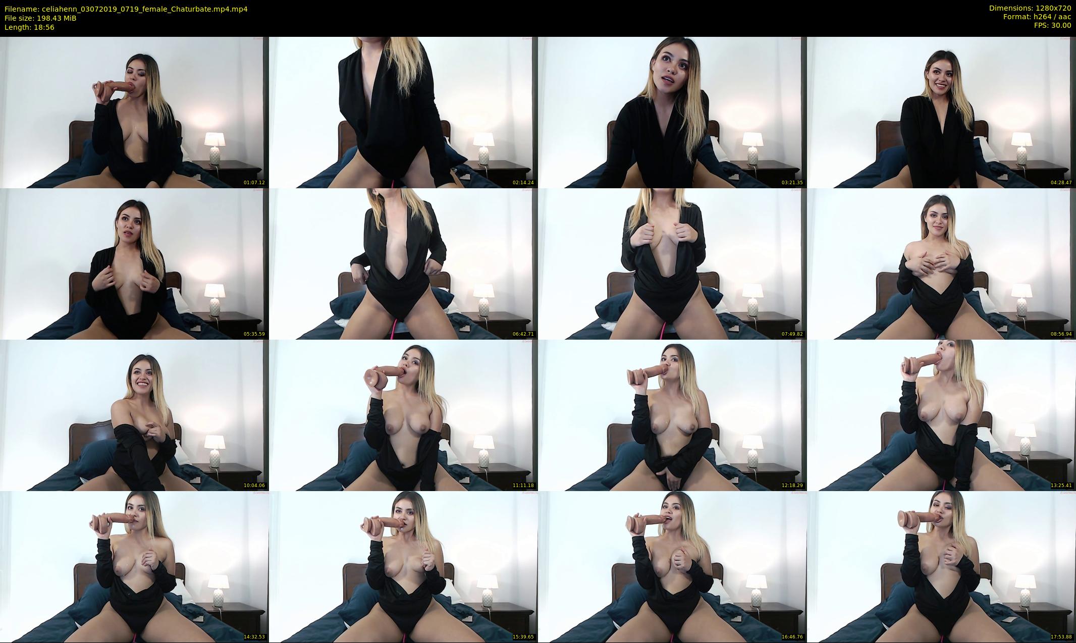 celiahenn — 19 minute Chaturbate female cam show recording, 720p, Jul 3, 2019