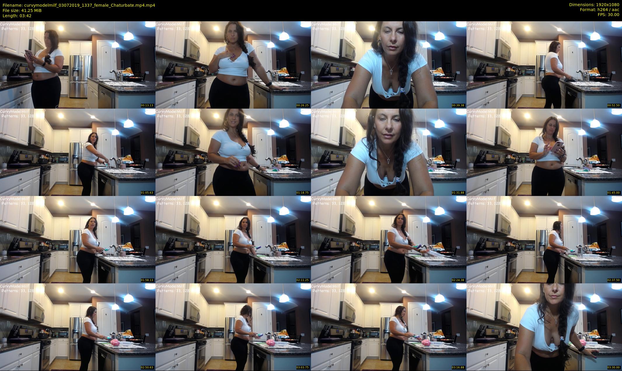 curvymodelmilf — 4 minute Chaturbate female cam show recording, 1080p, Jul 3, 2019
