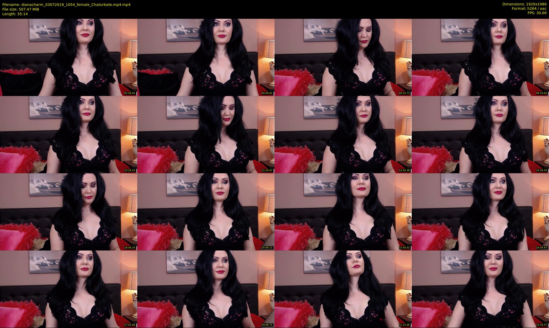dianacharm — 36 minute Chaturbate female cam show recording, 1080p, Jul 3, 2019