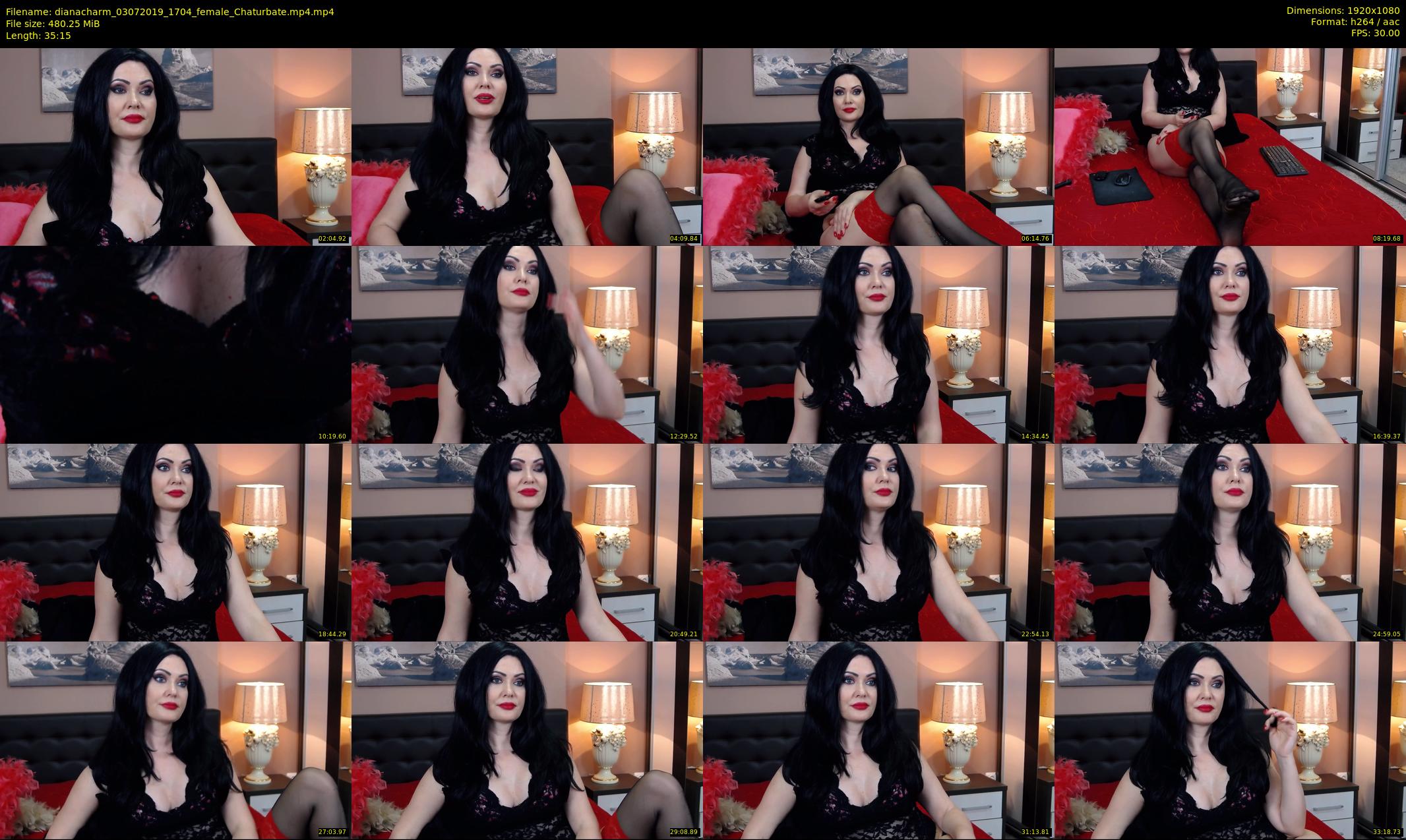 dianacharm — 36 minute Chaturbate female cam show recording, 1080p, Jul 3, 2019